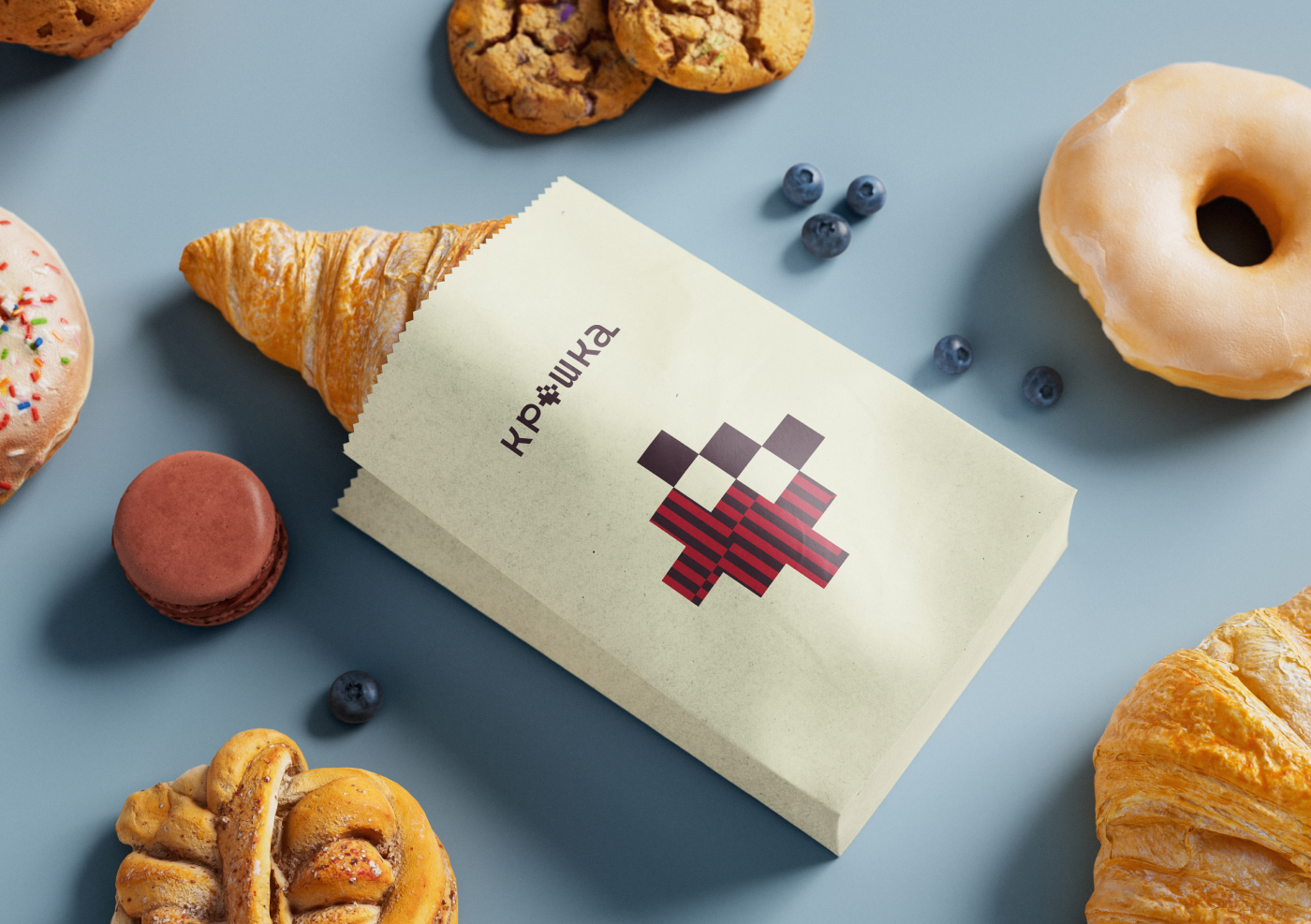 Крошка - айдентика кофейни и дизайн логотипа — Изображение №1 — Брендинг на Dprofile