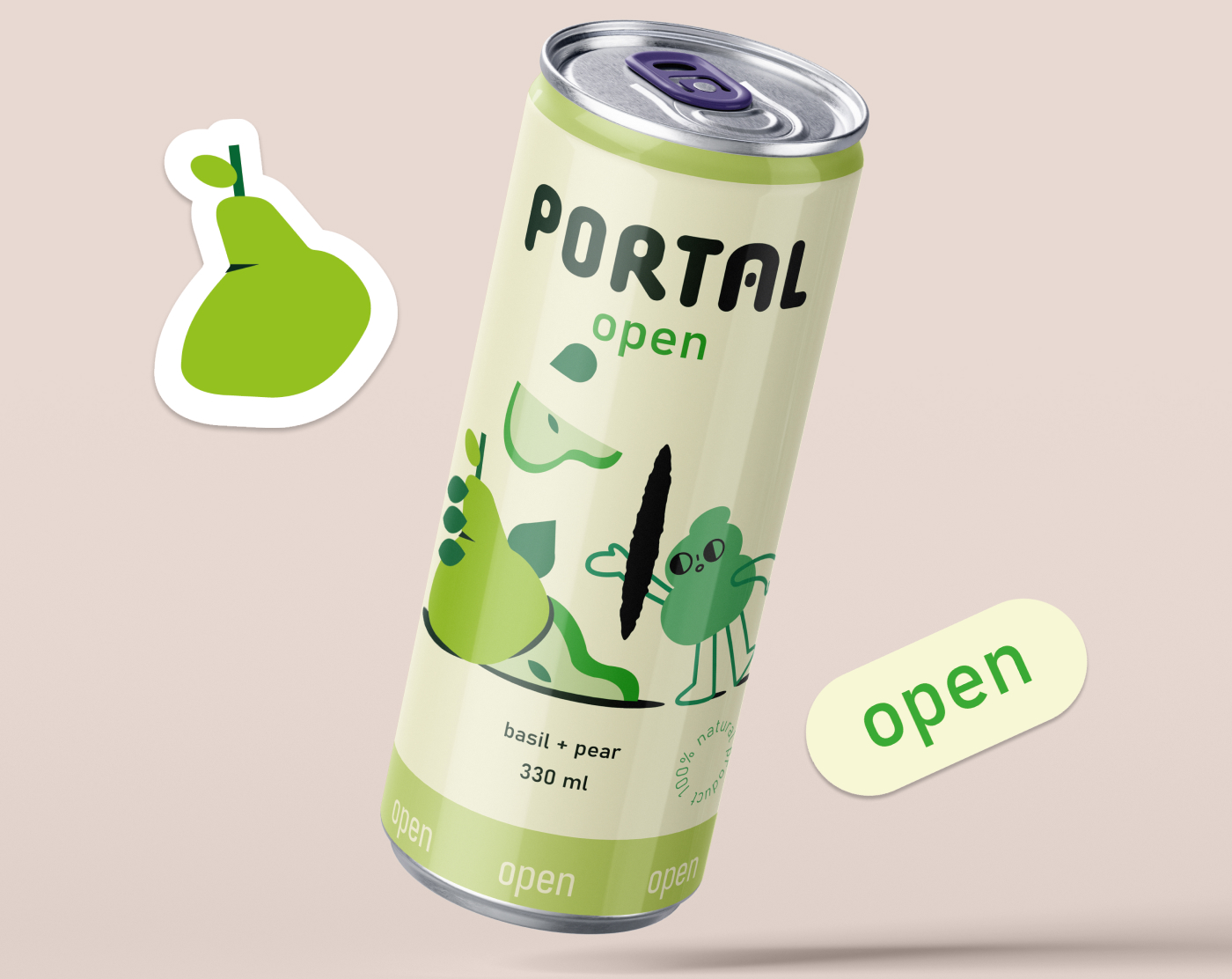 PORTAL — бренд крафтовых лимонадов — Изображение №6 — Брендинг на Dprofile