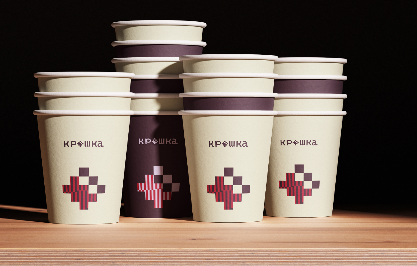Крошка - айдентика кофейни и дизайн логотипа — Изображение №21 — Брендинг на Dprofile