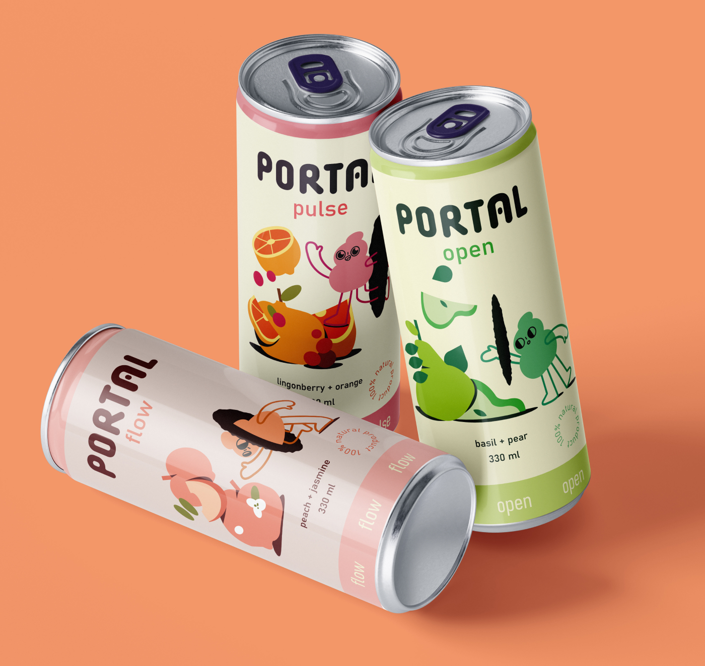 PORTAL — бренд крафтовых лимонадов — Изображение №14 — Брендинг на Dprofile