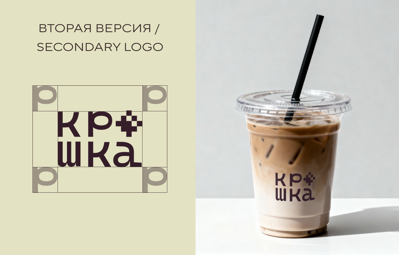 Крошка - айдентика кофейни и дизайн логотипа — Изображение №8 — Брендинг на Dprofile