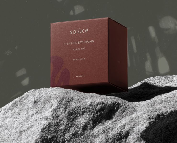 Solace — система упаковки для бренда телесных ритуалов на Dprofile