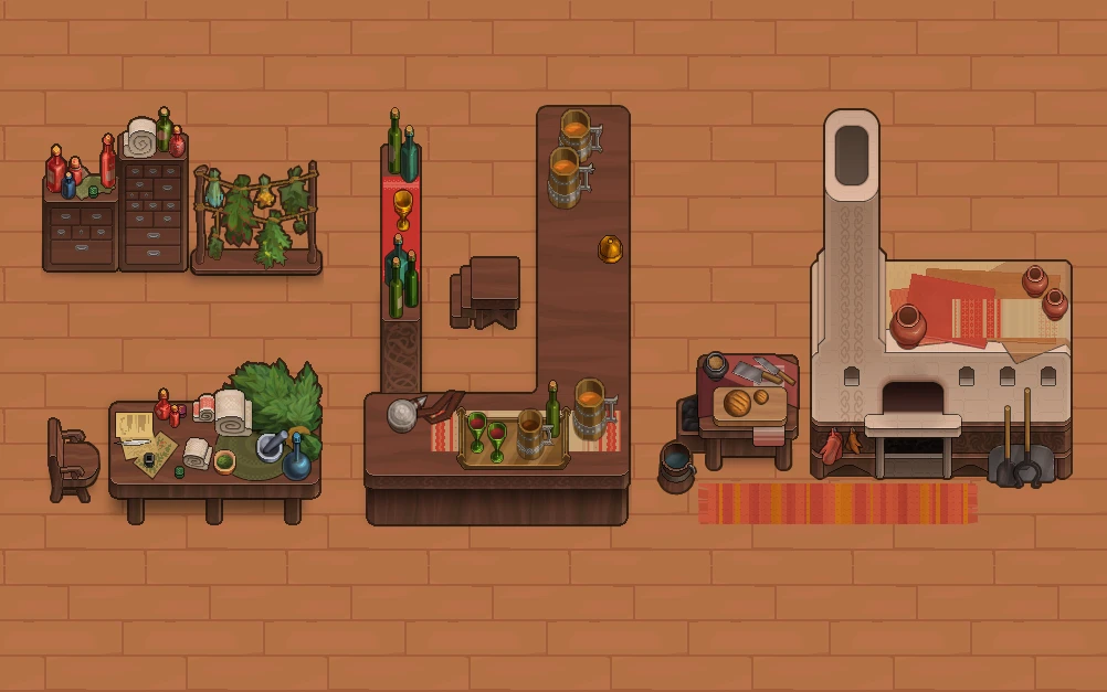 Игровая графика для фентези игры. — Изображение №1 — Иллюстрация на Dprofile