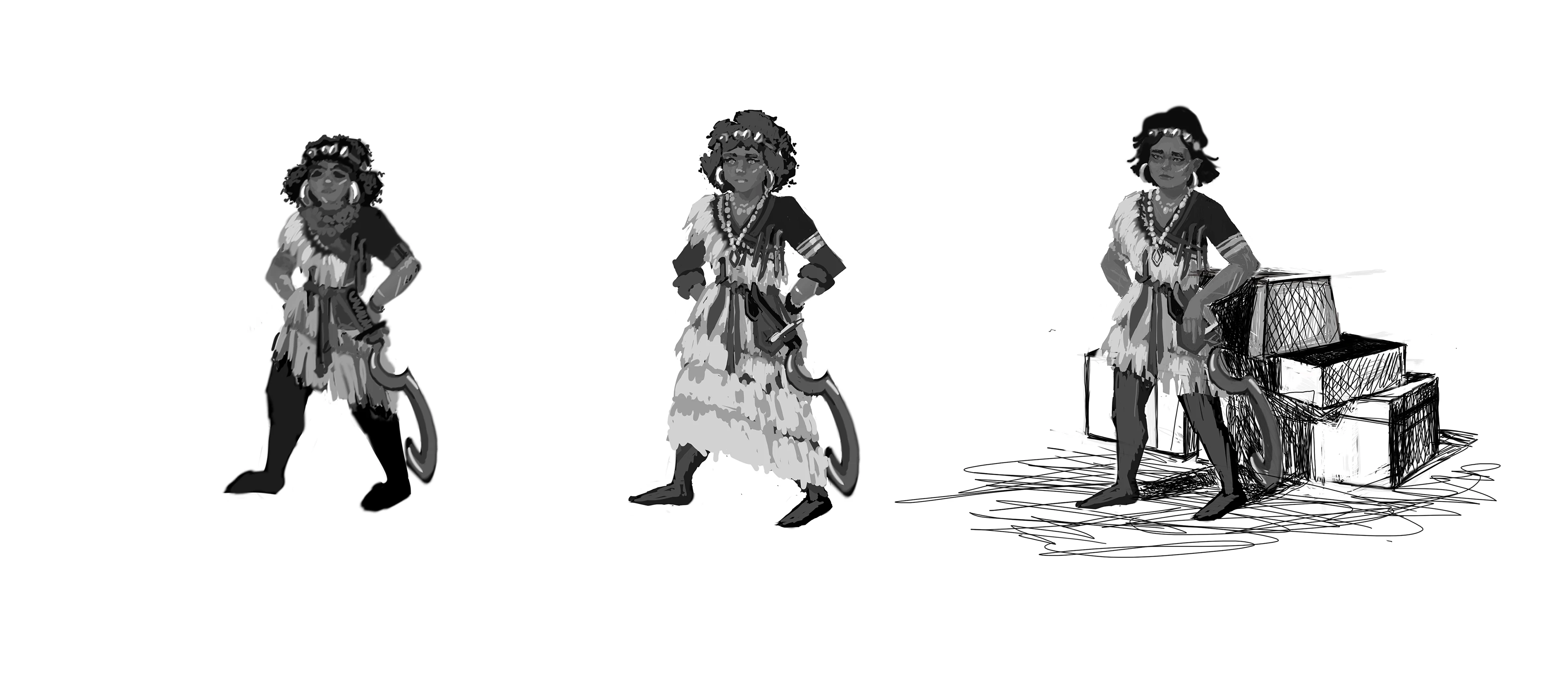 Концепт персонажа путешественницы — Изображение №6 — Иллюстрация на Dprofile