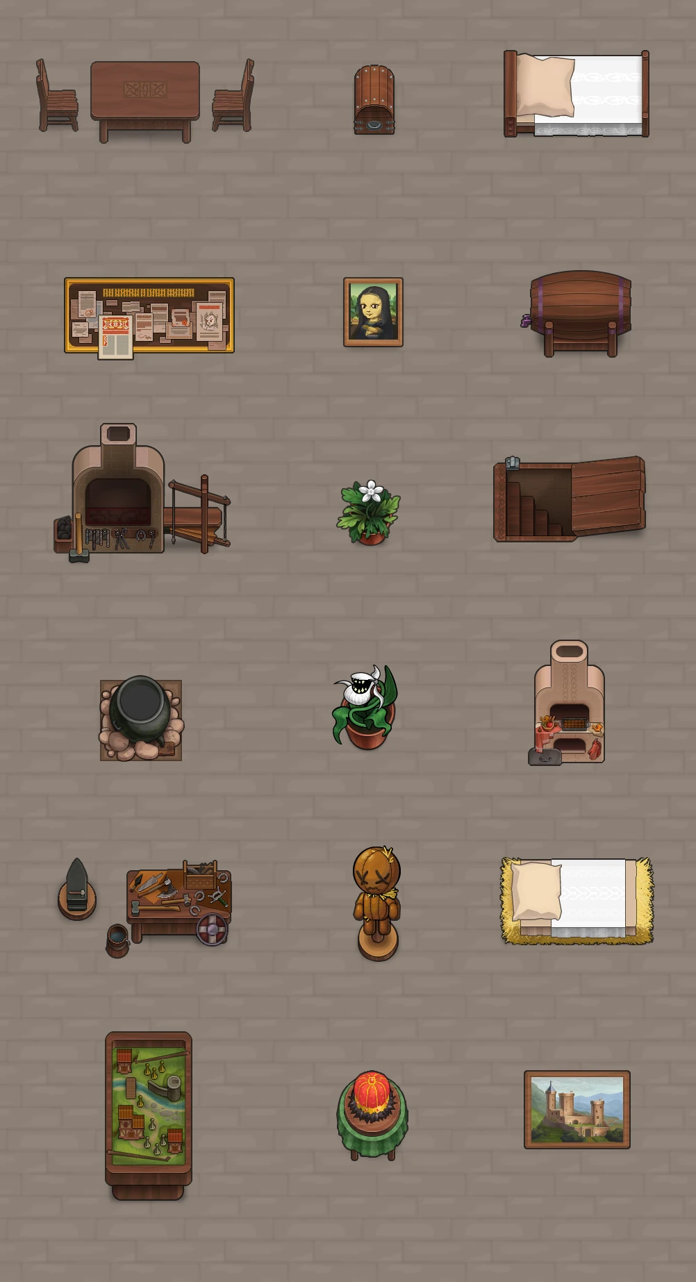 Игровая графика для фентези игры. — Изображение №7 — Иллюстрация на Dprofile