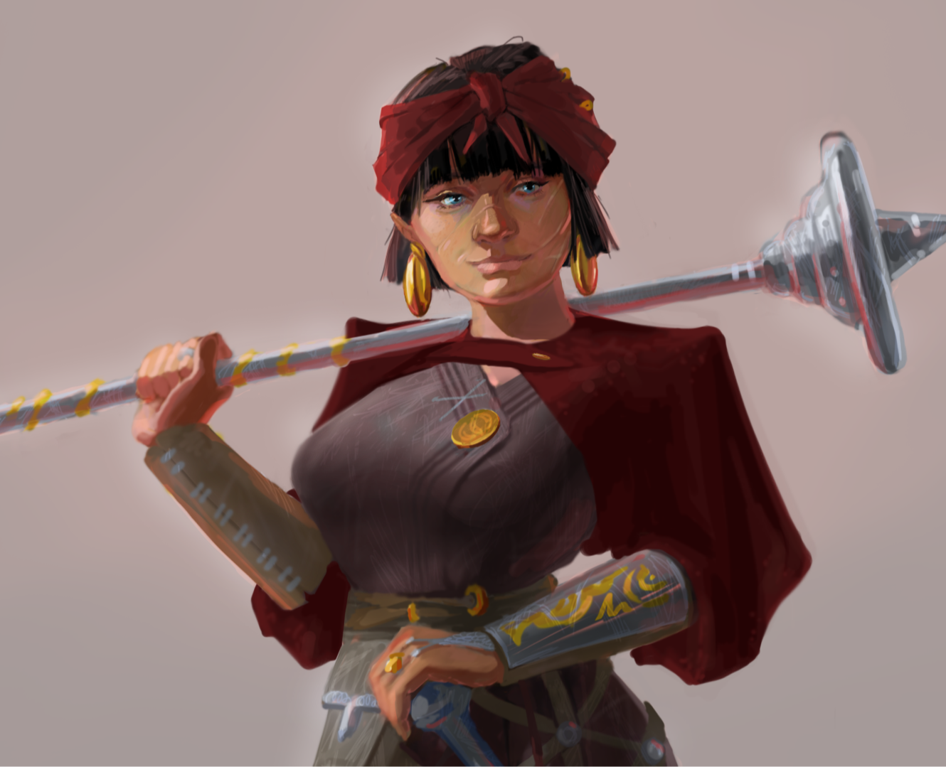 Концепт персонажа путешественницы — Иллюстрация на Dprofile