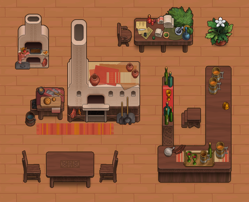 Игровая графика для фентези игры. — Иллюстрация на Dprofile