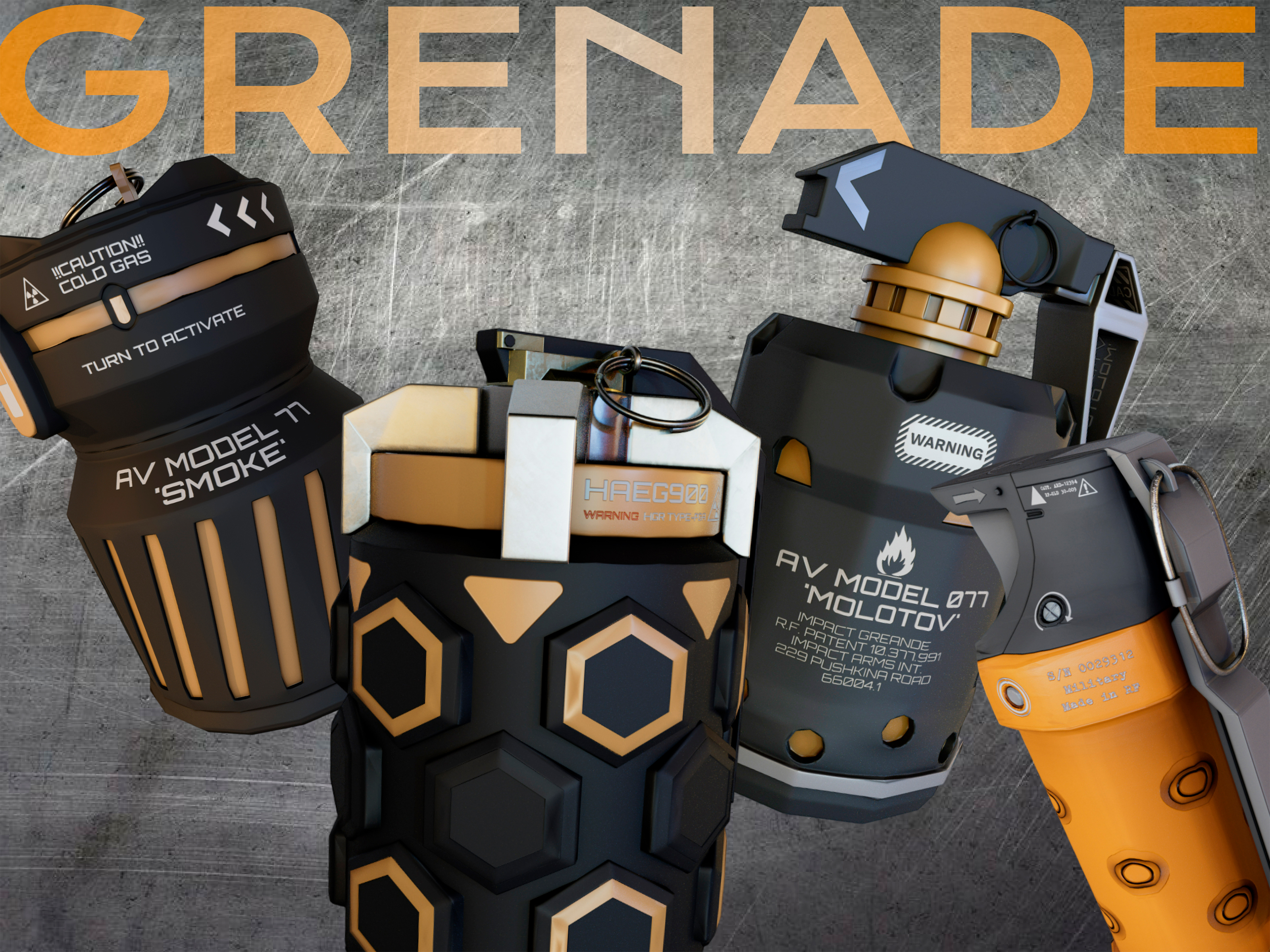 GRENADES — Изображение №1 — 3D на Dprofile