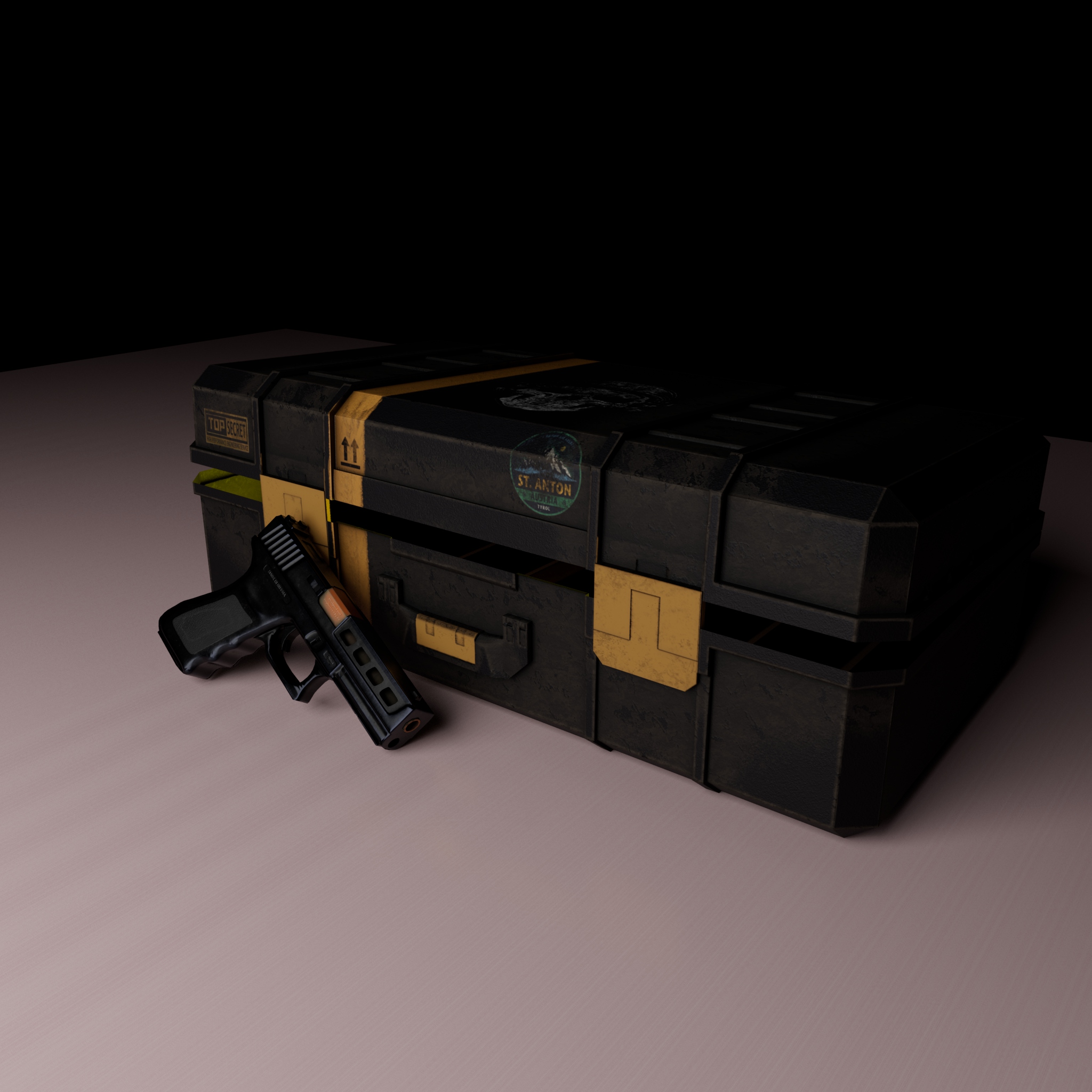 GLOCK 17 MODEL — Изображение №2 — 3D, Анимация на Dprofile