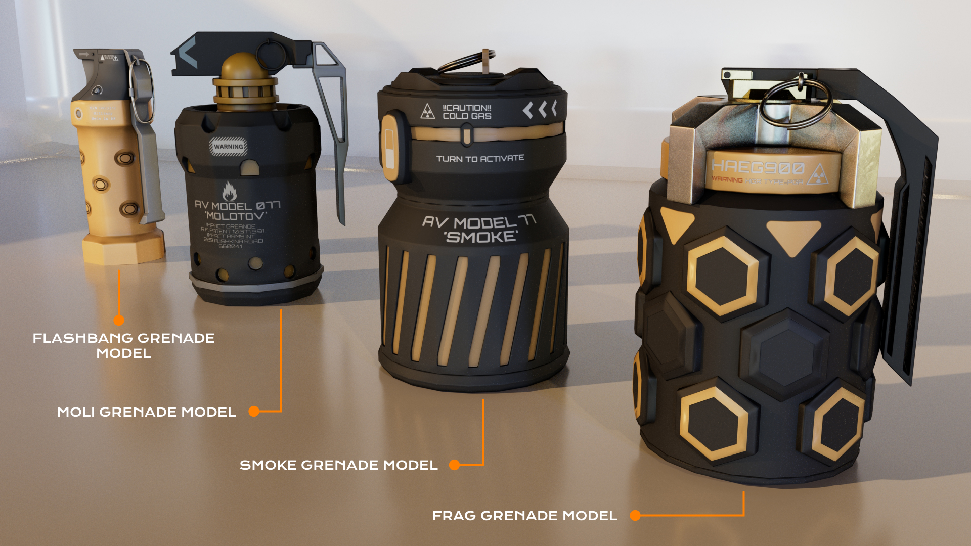 GRENADES — Изображение №2 — 3D на Dprofile