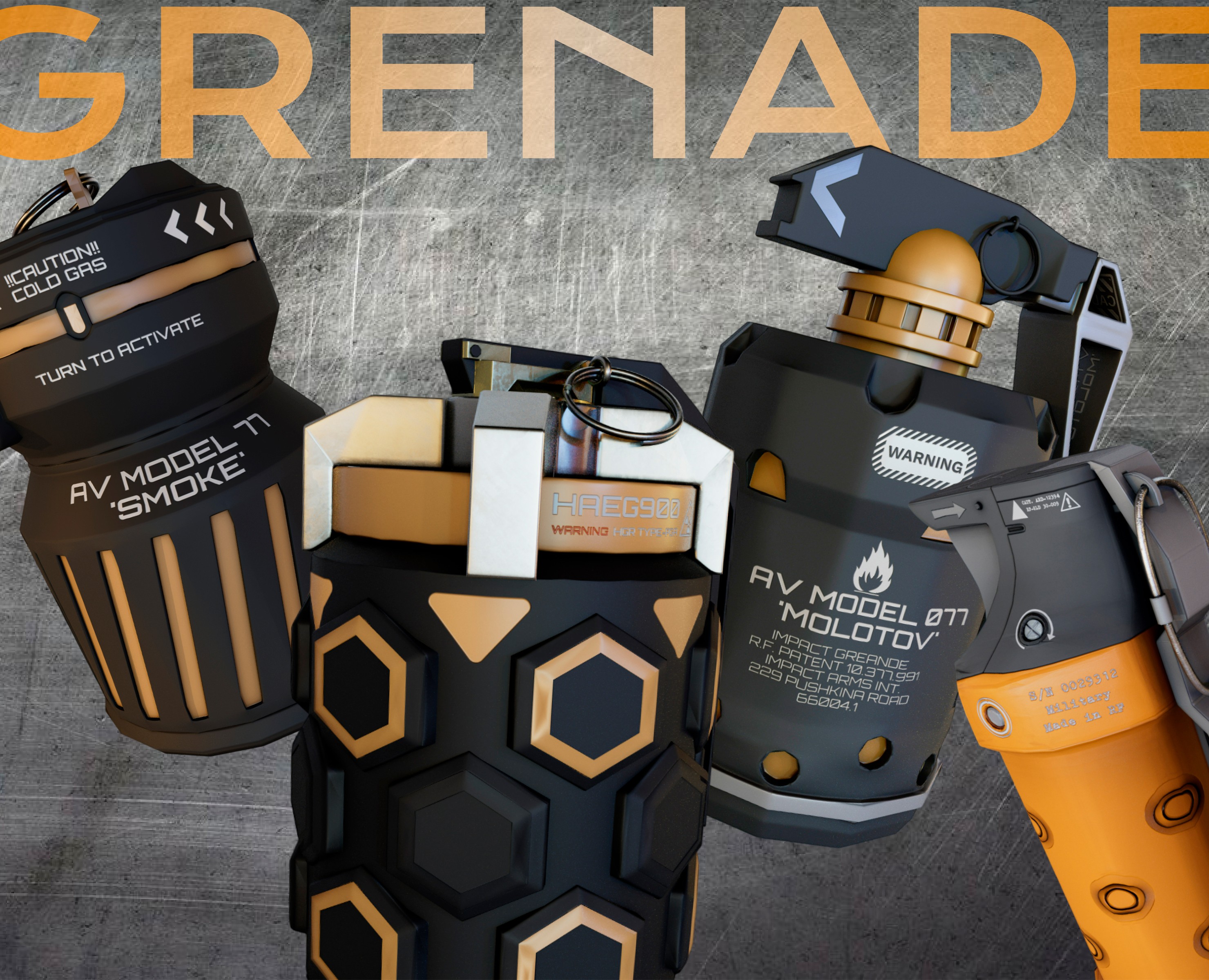 GRENADES — 3D на Dprofile