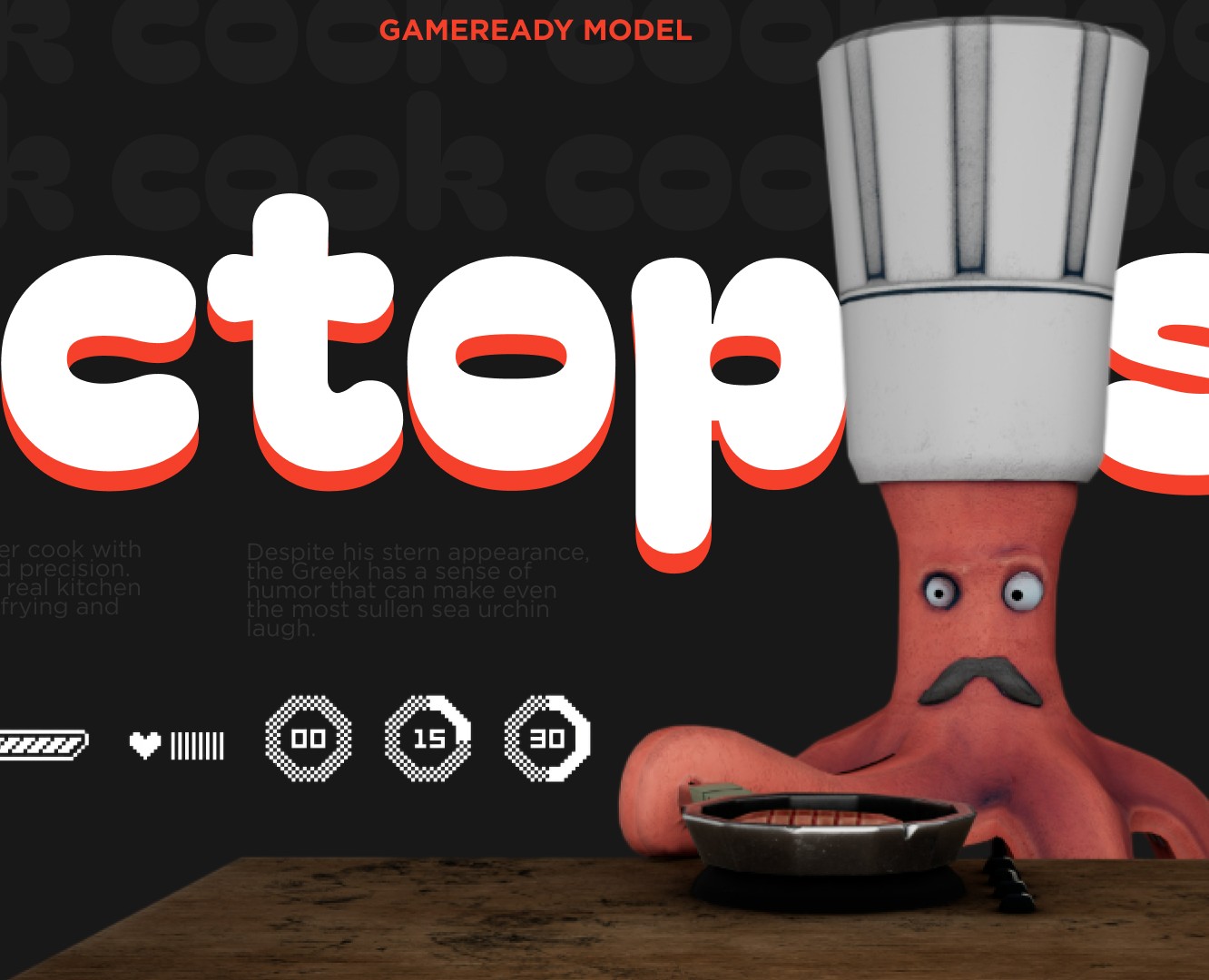 OCTOPUS — 3D, Анимация на Dprofile