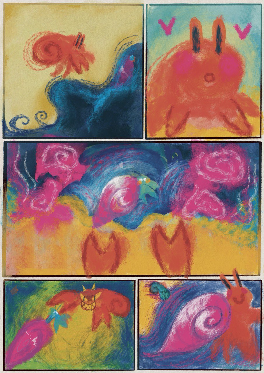 рак-отшельник и ракушка — Изображение №2 — Иллюстрация на Dprofile