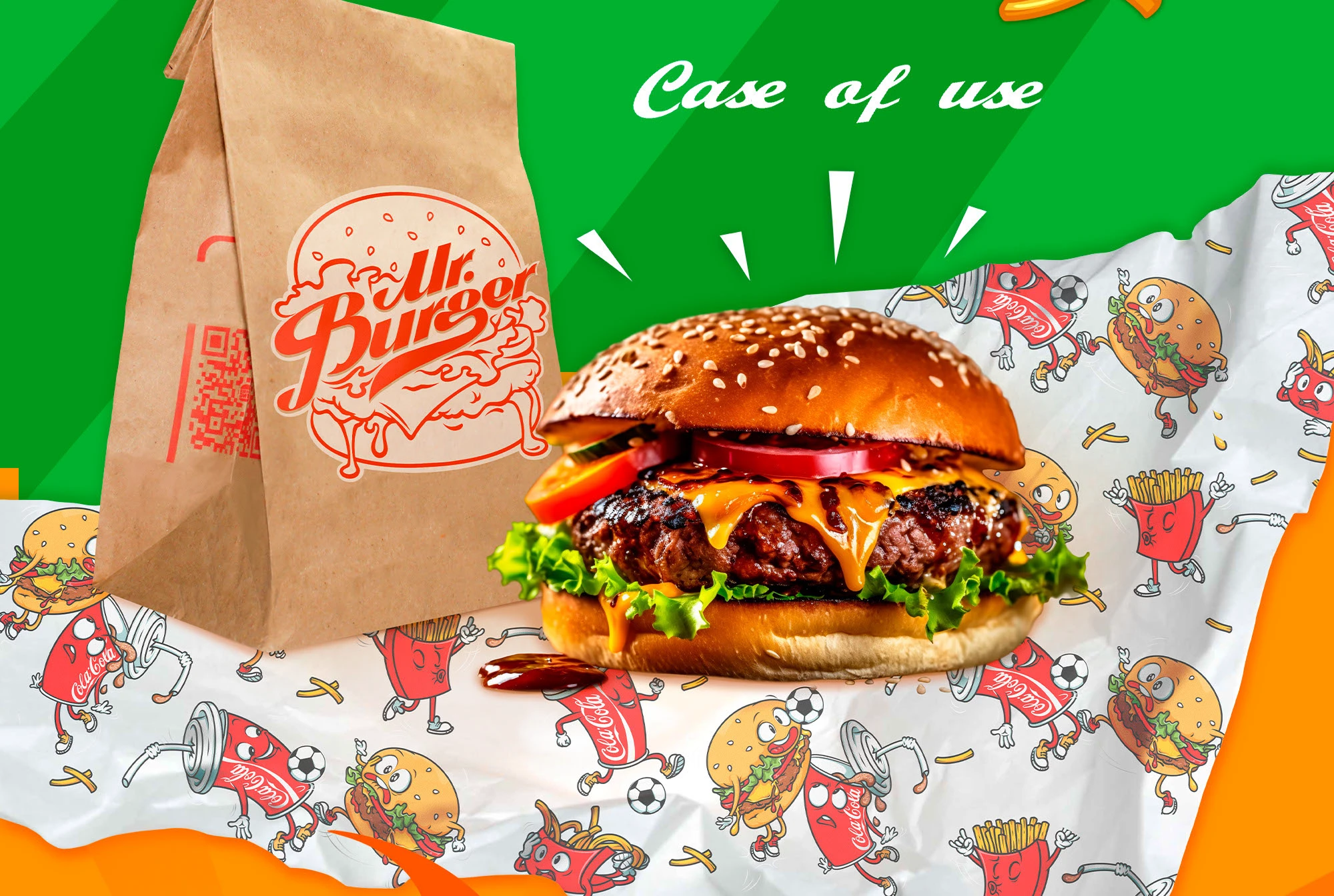 Character Design: Mr.Burger-Fast Food Industry Mascot — Изображение №4 — Брендинг, Иллюстрация на Dprofile