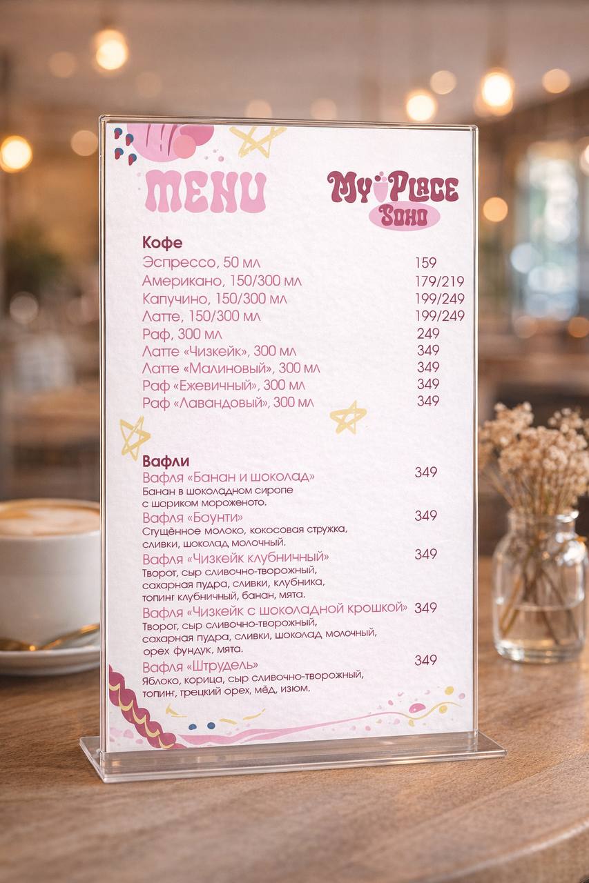 Брендинг кофейни - My Place Soho — Изображение №11 — Брендинг на Dprofile