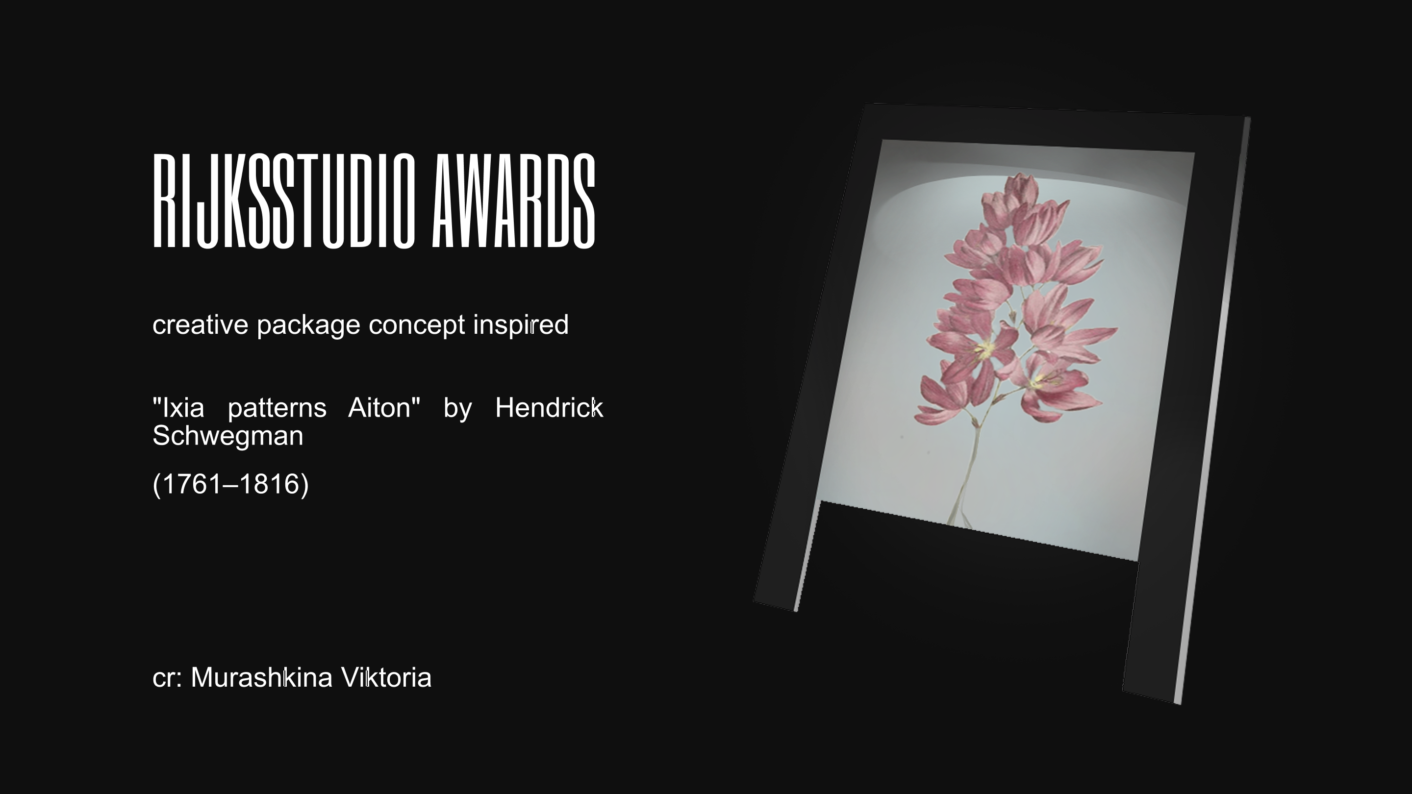rijksstudio awards 2025. creative package — Изображение №1 — Брендинг, Промдизайн на Dprofile