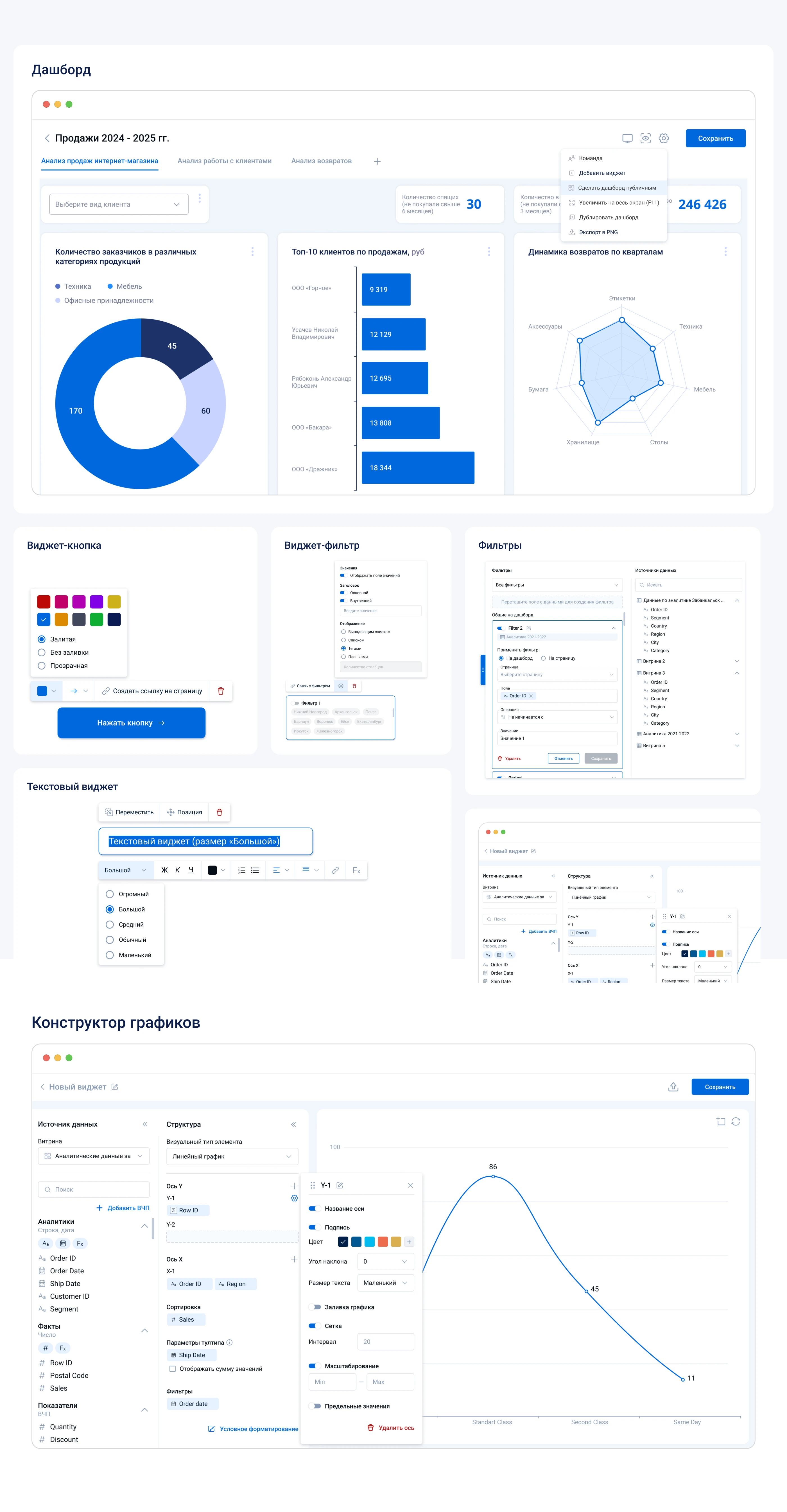 Дизйн BI-платформы ClearView — Изображение №10 — Интерфейсы на Dprofile