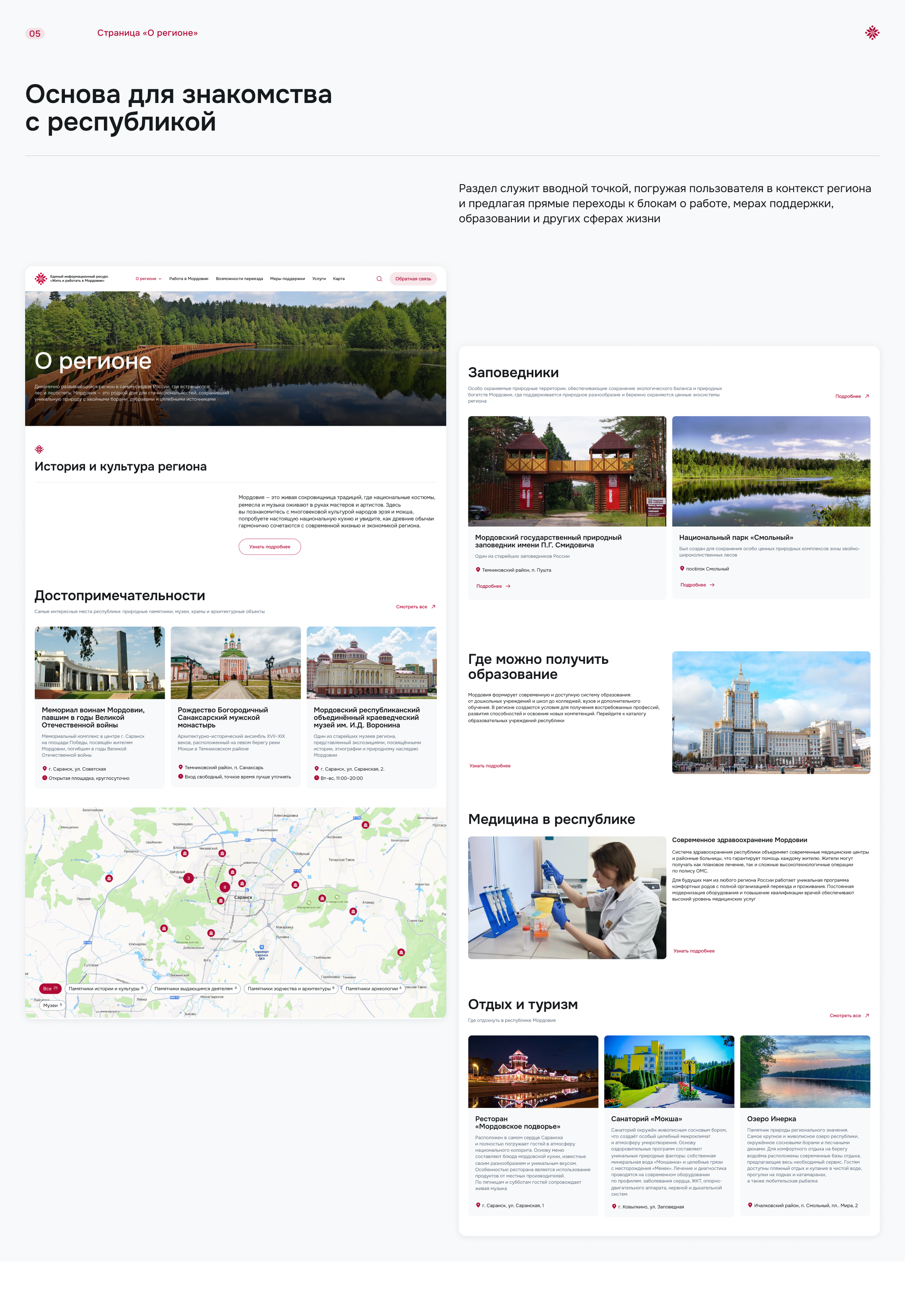 Информационный сайт о Республике Мордовия — Изображение №6 — Интерфейсы, Графика на Dprofile