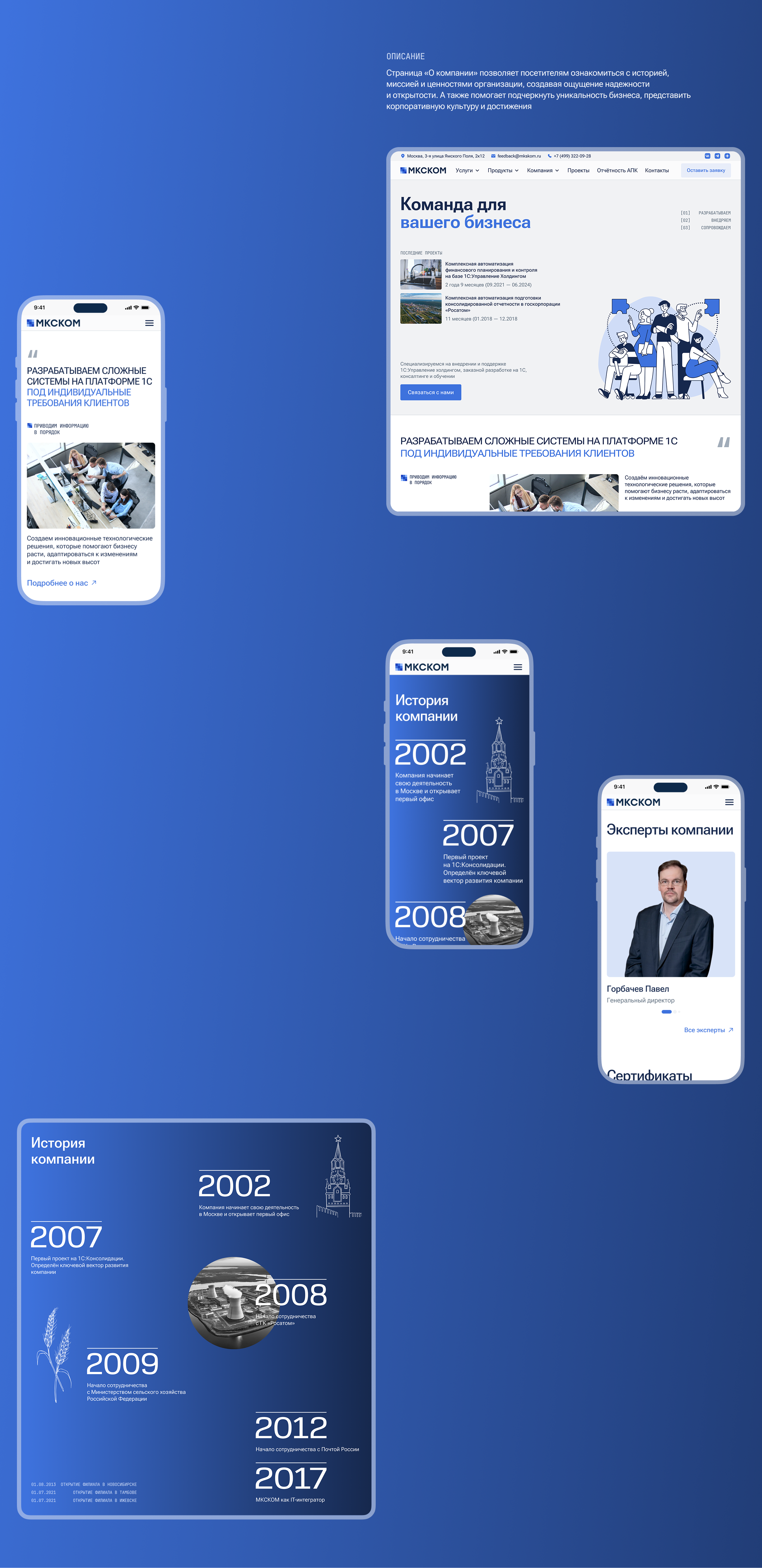MKCKOM | UX/UI Redesign — Изображение №11 — Интерфейсы, 3D на Dprofile