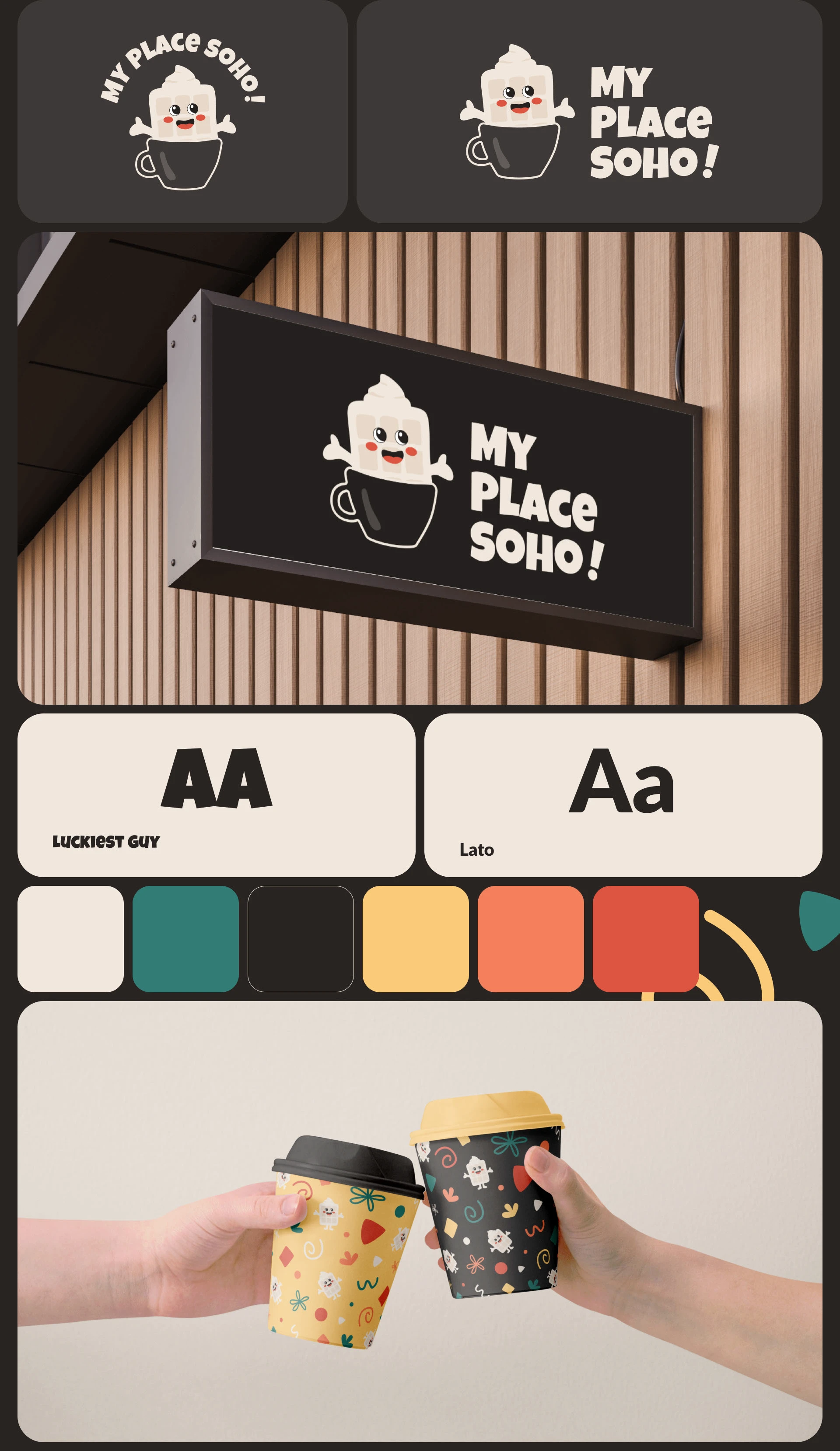 MY PLACE SOHO | BRANDING — Изображение №3 — Брендинг на Dprofile