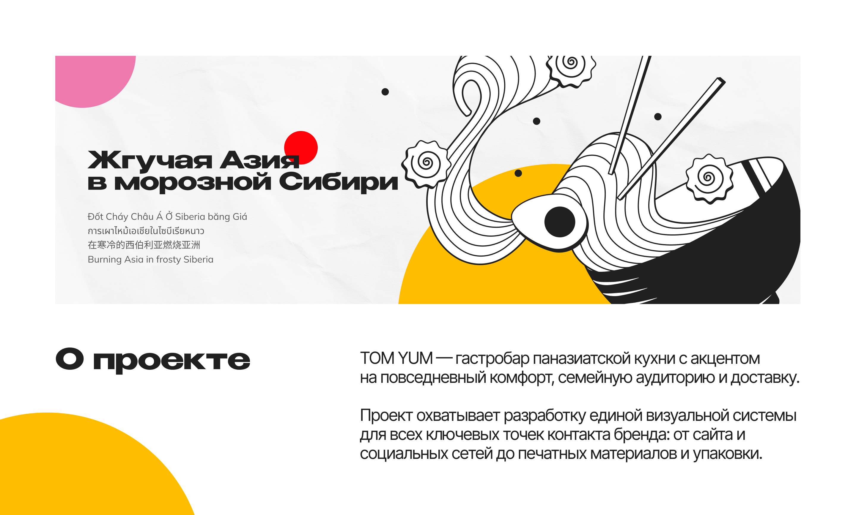 TOM YUM / digital + print коммуникация — Изображение №1 — Графика, Маркетинг на Dprofile