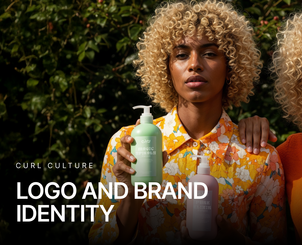 Logo and brand identity / Curl culture — Брендинг на Dprofile