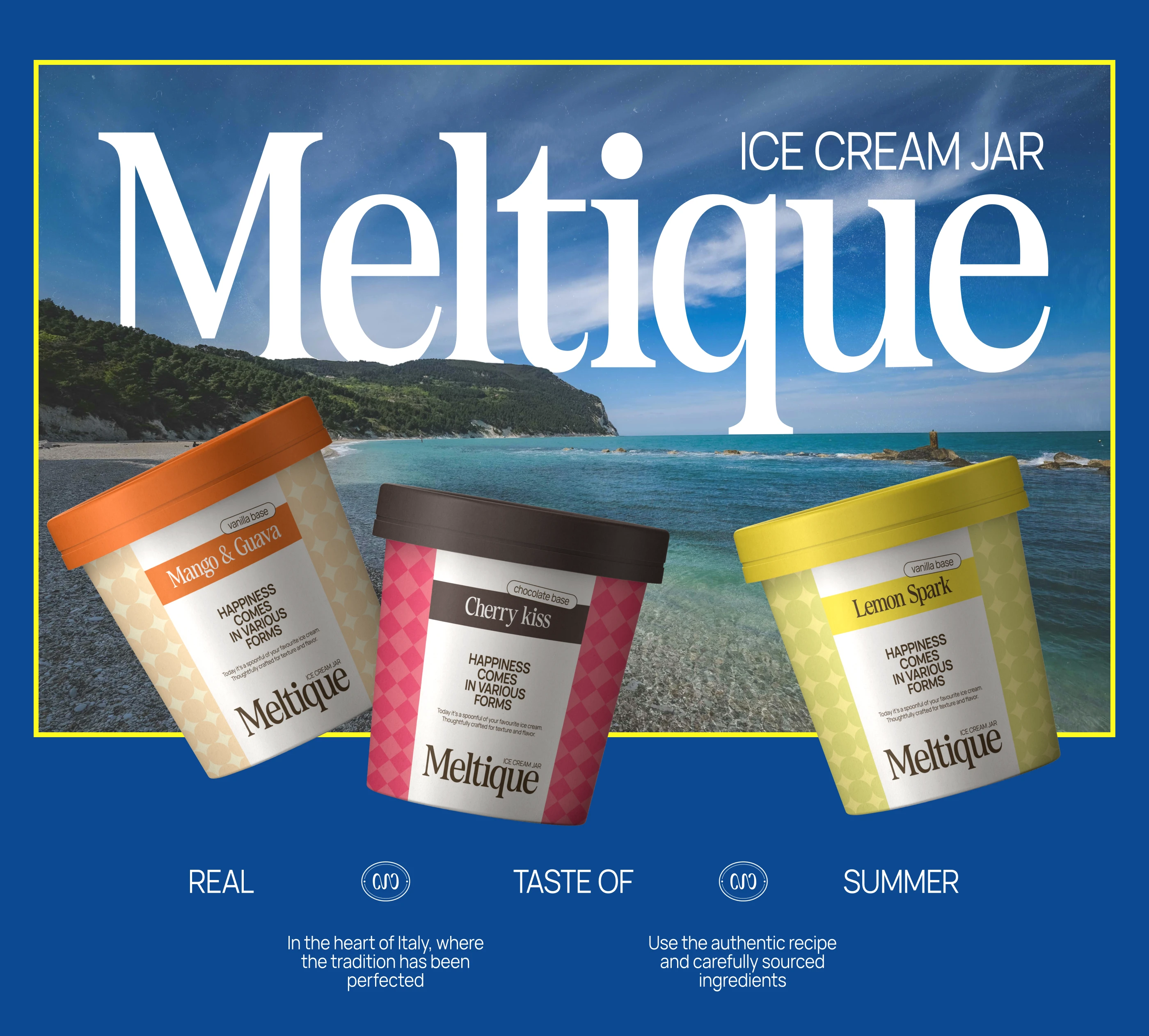 Meltique / Бренд мороженого — Изображение №1 — Брендинг на Dprofile