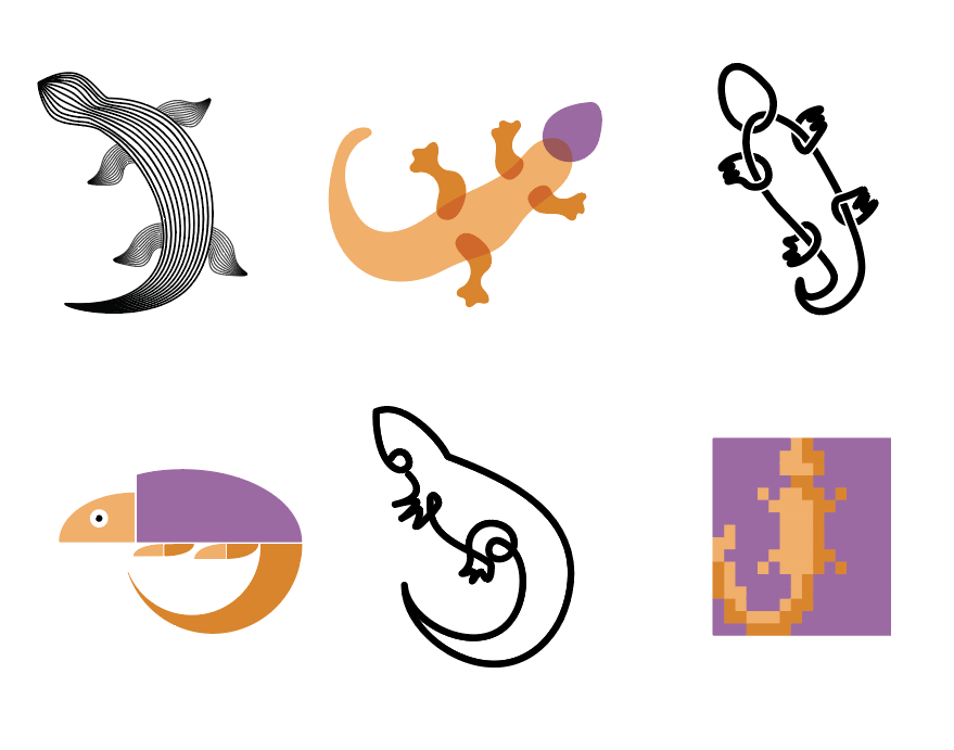 Знаки: ящерица — Изображение №1 — Брендинг, Графика на Dprofile