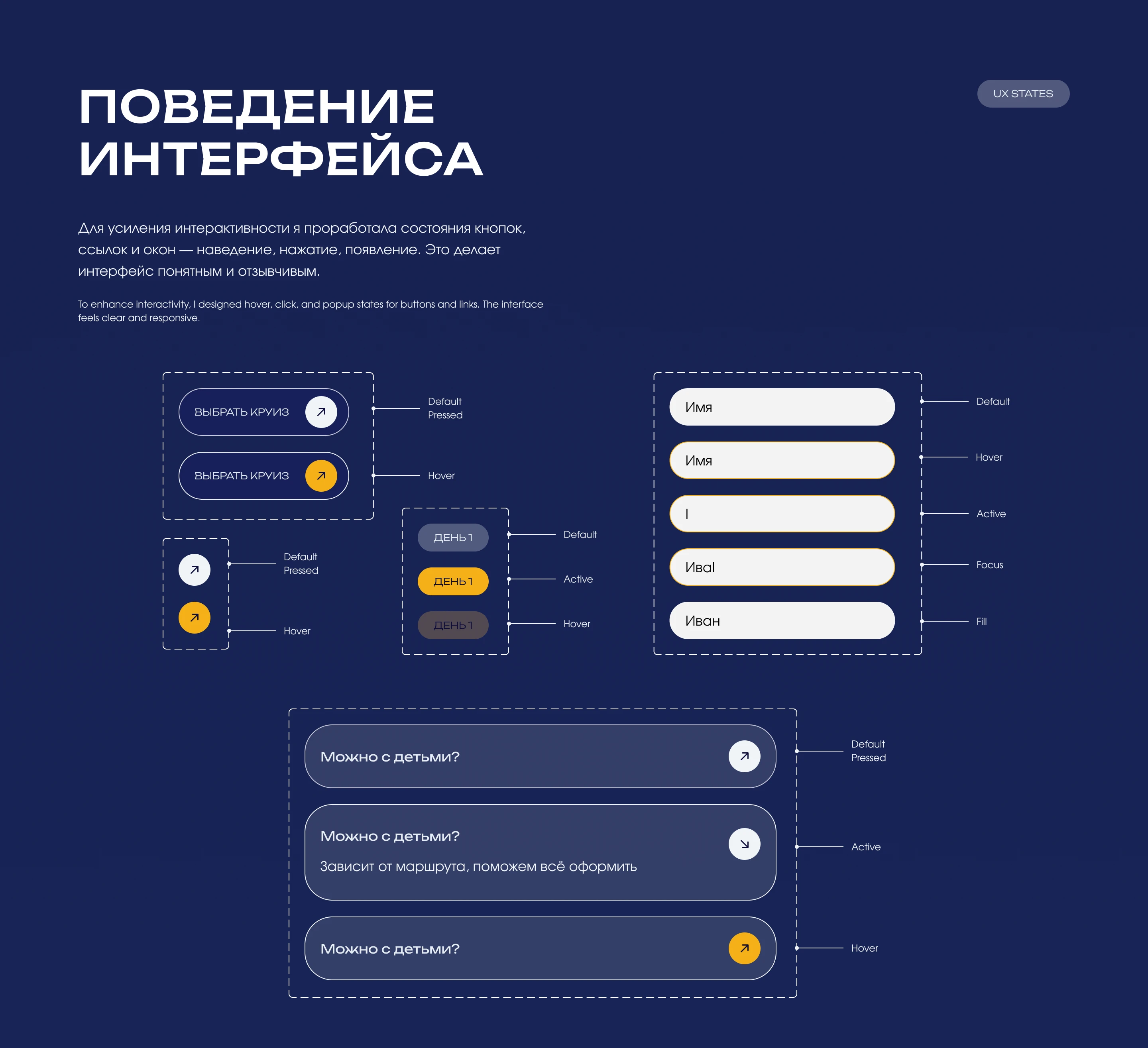 Ocean Lux Cruises — promo landing page — Изображение №8 — Интерфейсы на Dprofile