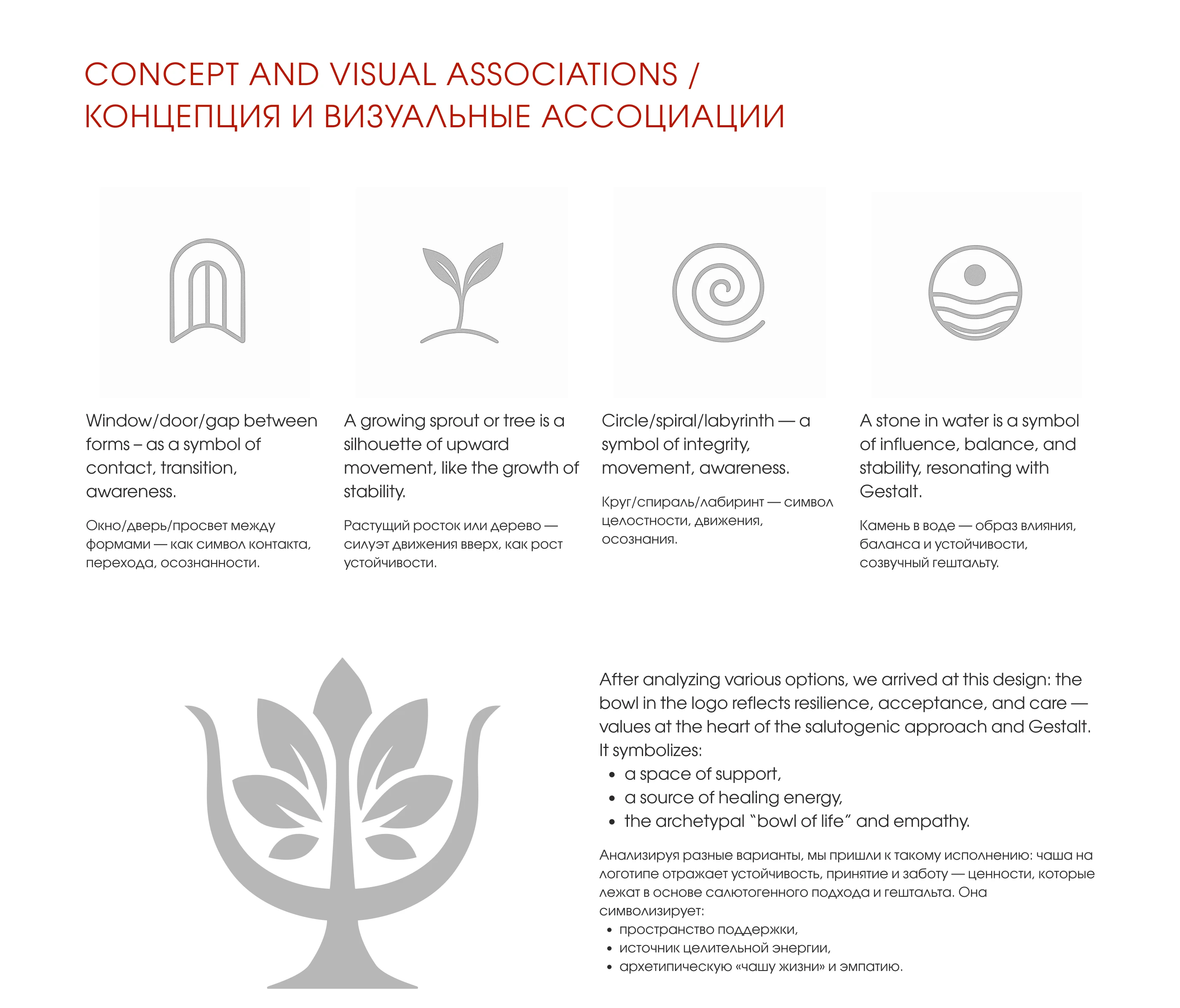 Айдентика психолога: гештальт и салютагенный подход — Изображение №3 — Брендинг, Графика на Dprofile