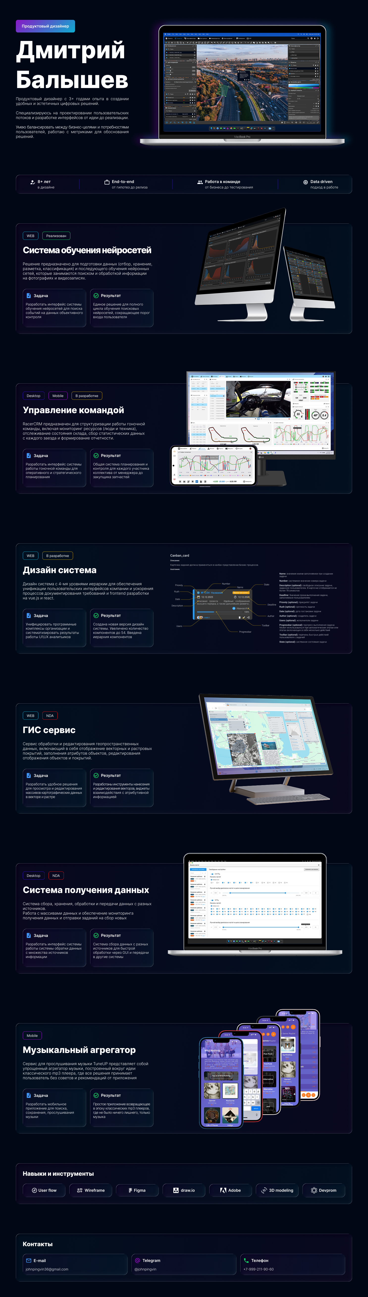 Портфолио — Изображение №1 — Интерфейсы на Dprofile