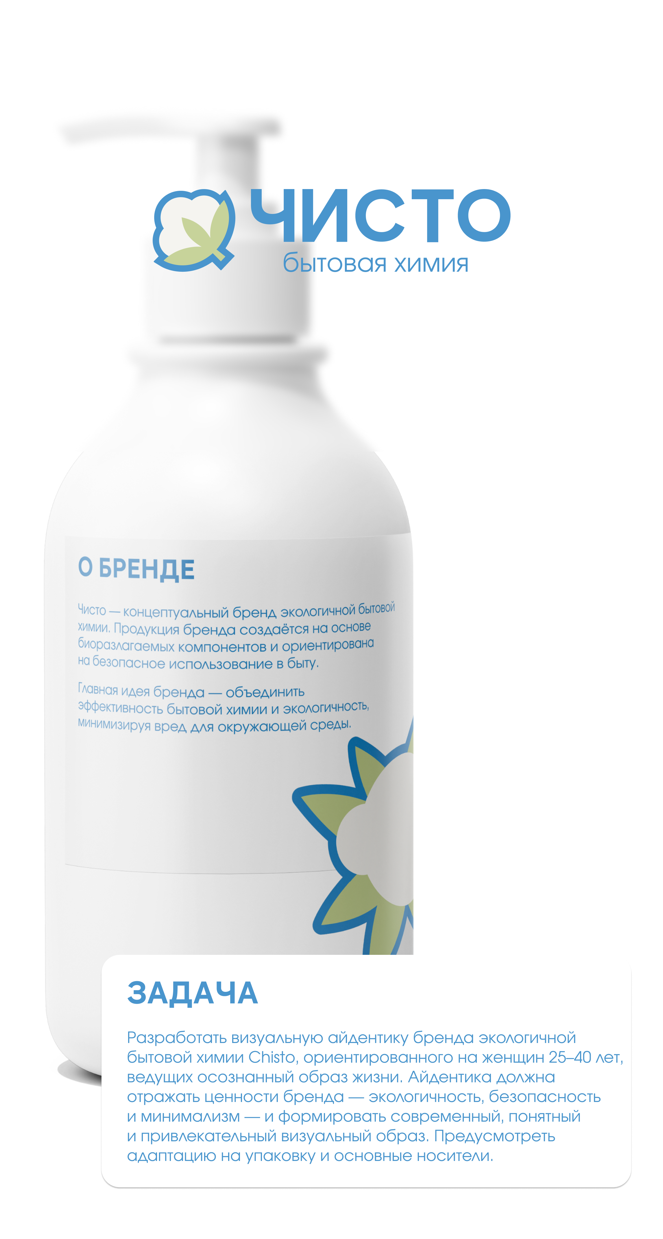 Чисто (бытовая химия) / Айдентика — Изображение №1 — Брендинг на Dprofile