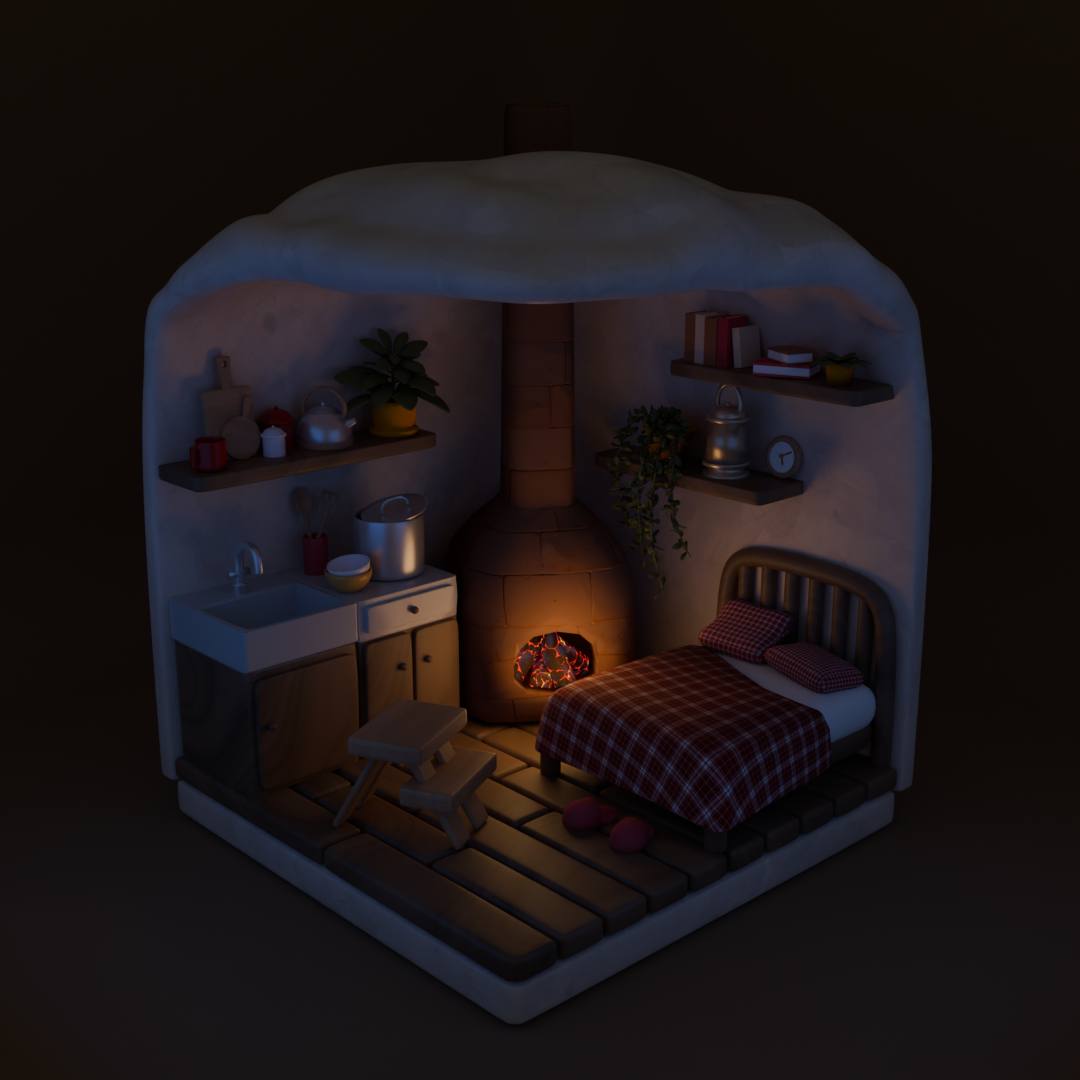 isometric house — Изображение №1 — Иллюстрация, 3D на Dprofile