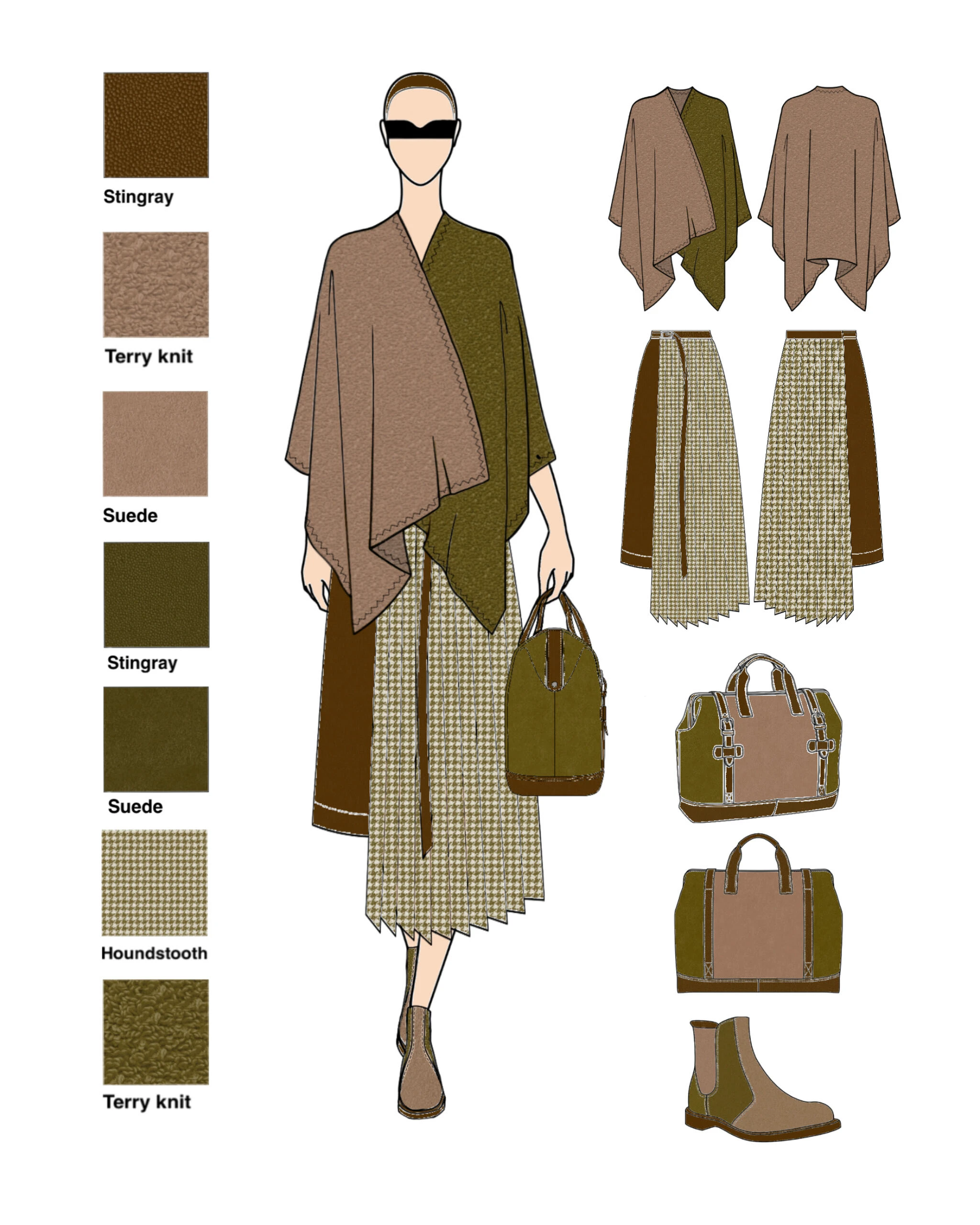 Дизайн одежды | Эскизы — Изображение №2 — Иллюстрация на Dprofile