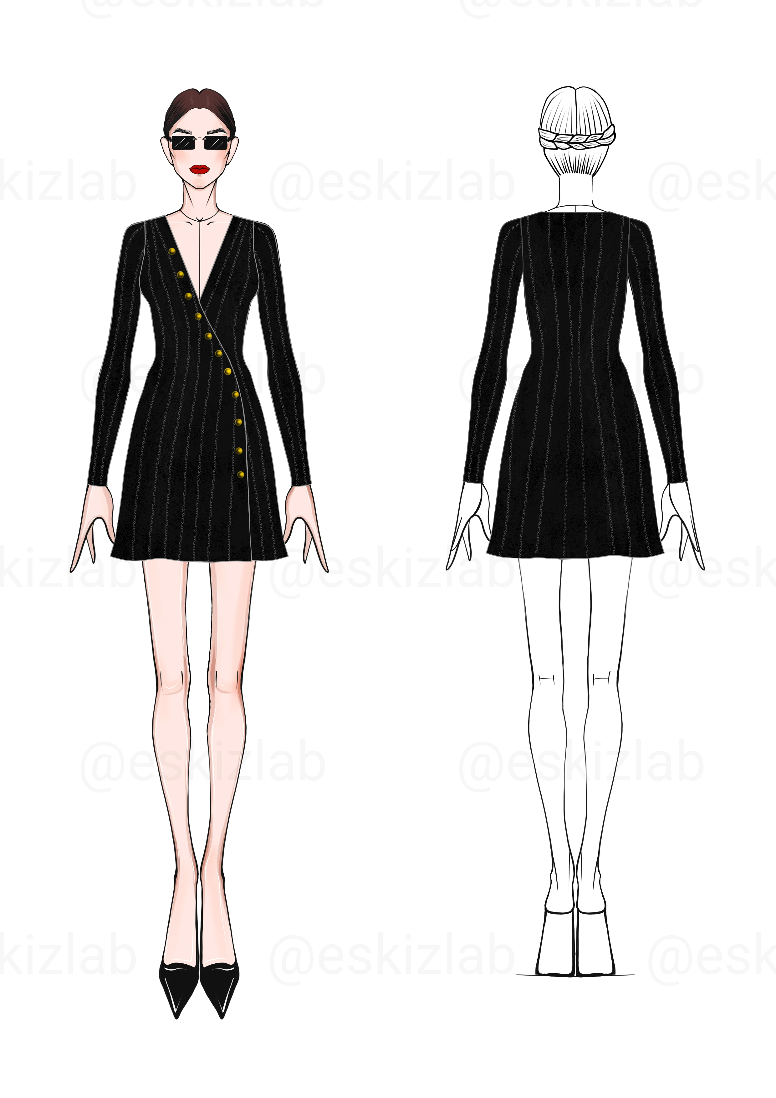 Black Dress Capsule — Изображение №8 — Иллюстрация на Dprofile