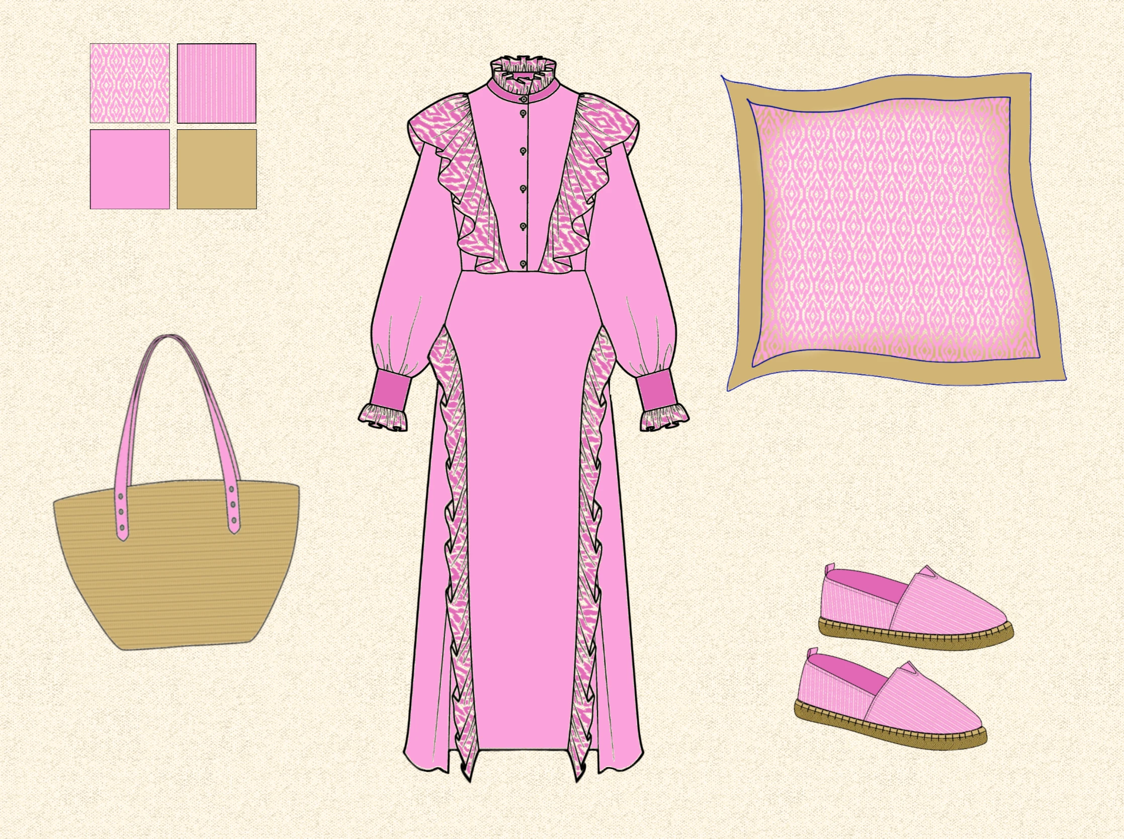 Дизайн одежды | Эскизы — Изображение №5 — Иллюстрация на Dprofile