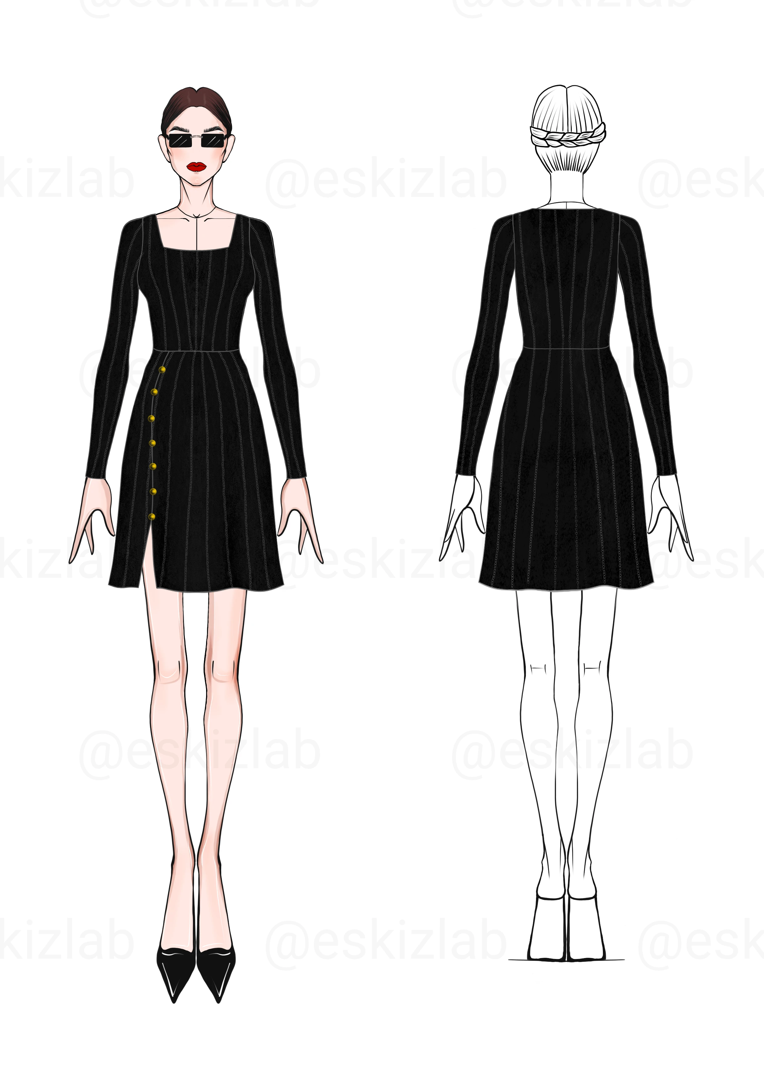 Black Dress Capsule — Изображение №6 — Иллюстрация на Dprofile