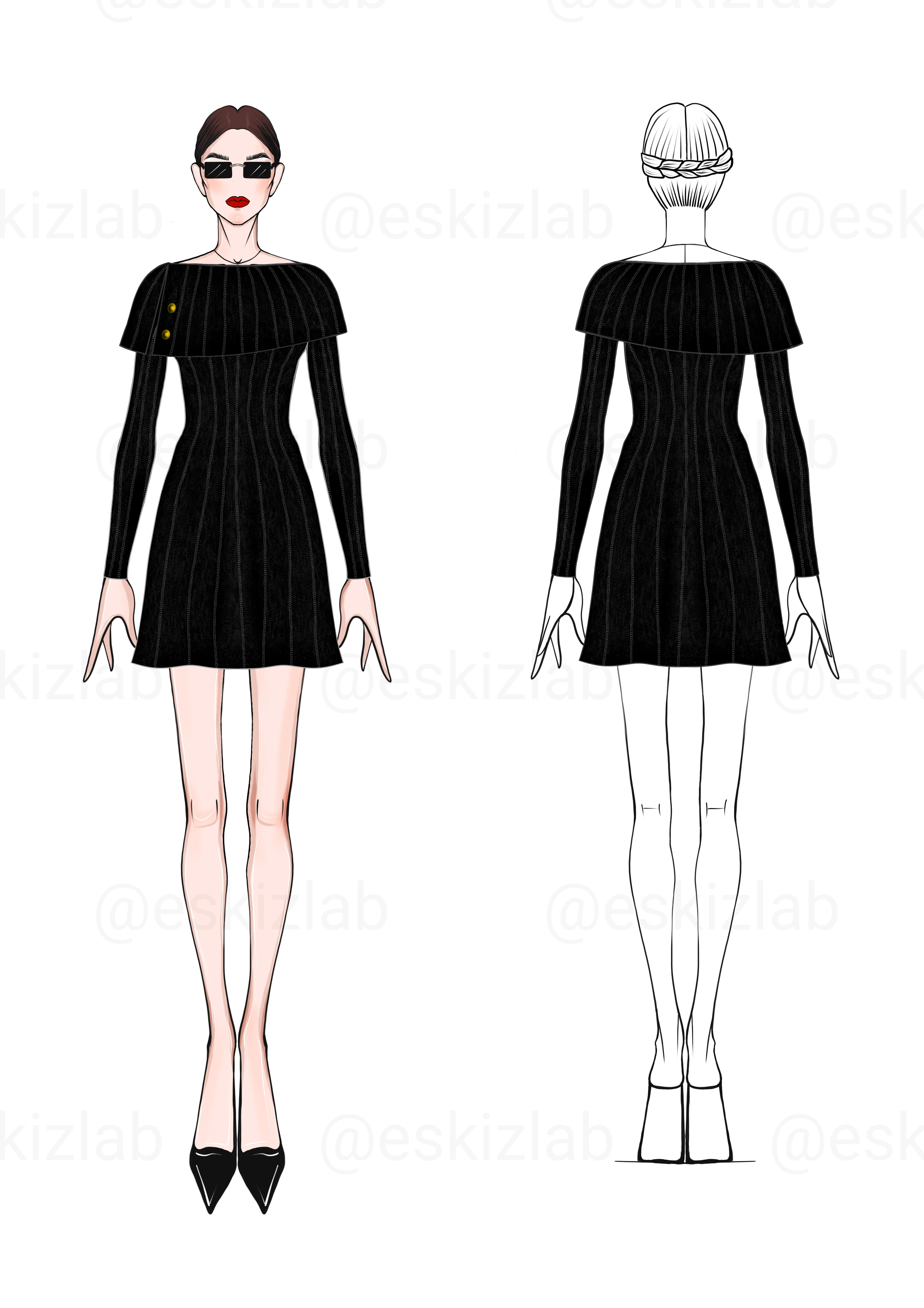 Black Dress Capsule — Изображение №5 — Иллюстрация на Dprofile