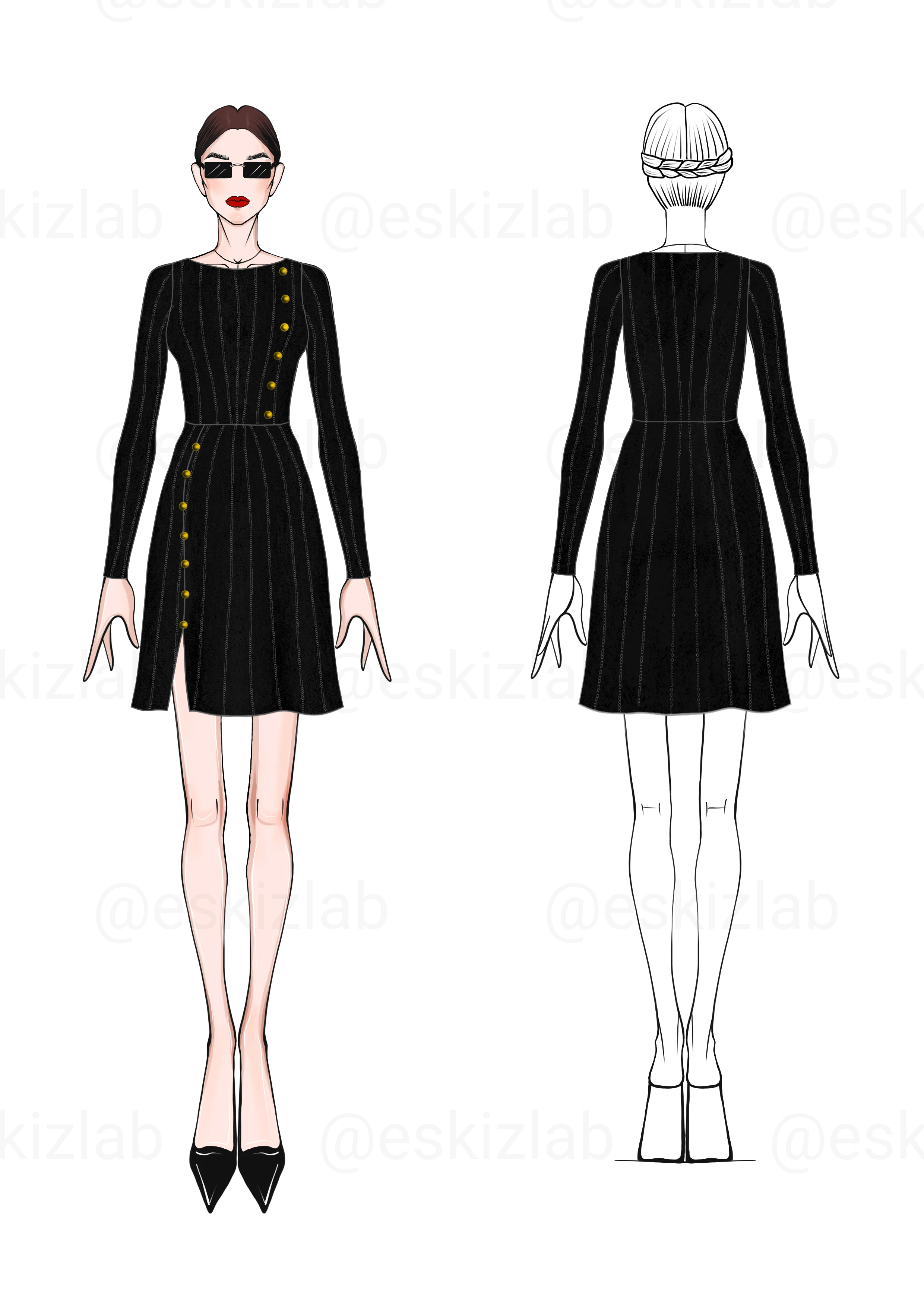 Black Dress Capsule — Изображение №7 — Иллюстрация на Dprofile