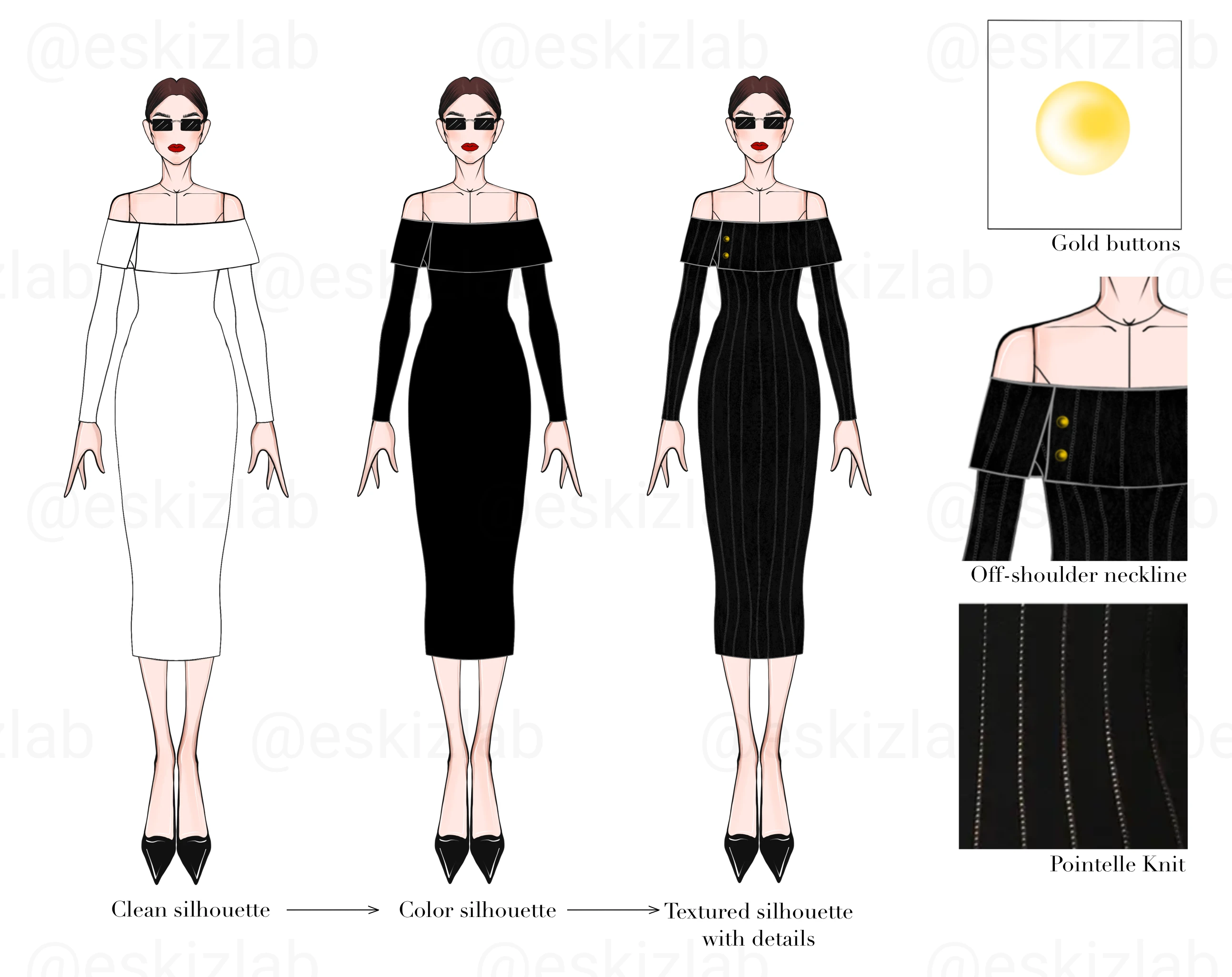 Black Dress Capsule — Изображение №2 — Иллюстрация на Dprofile