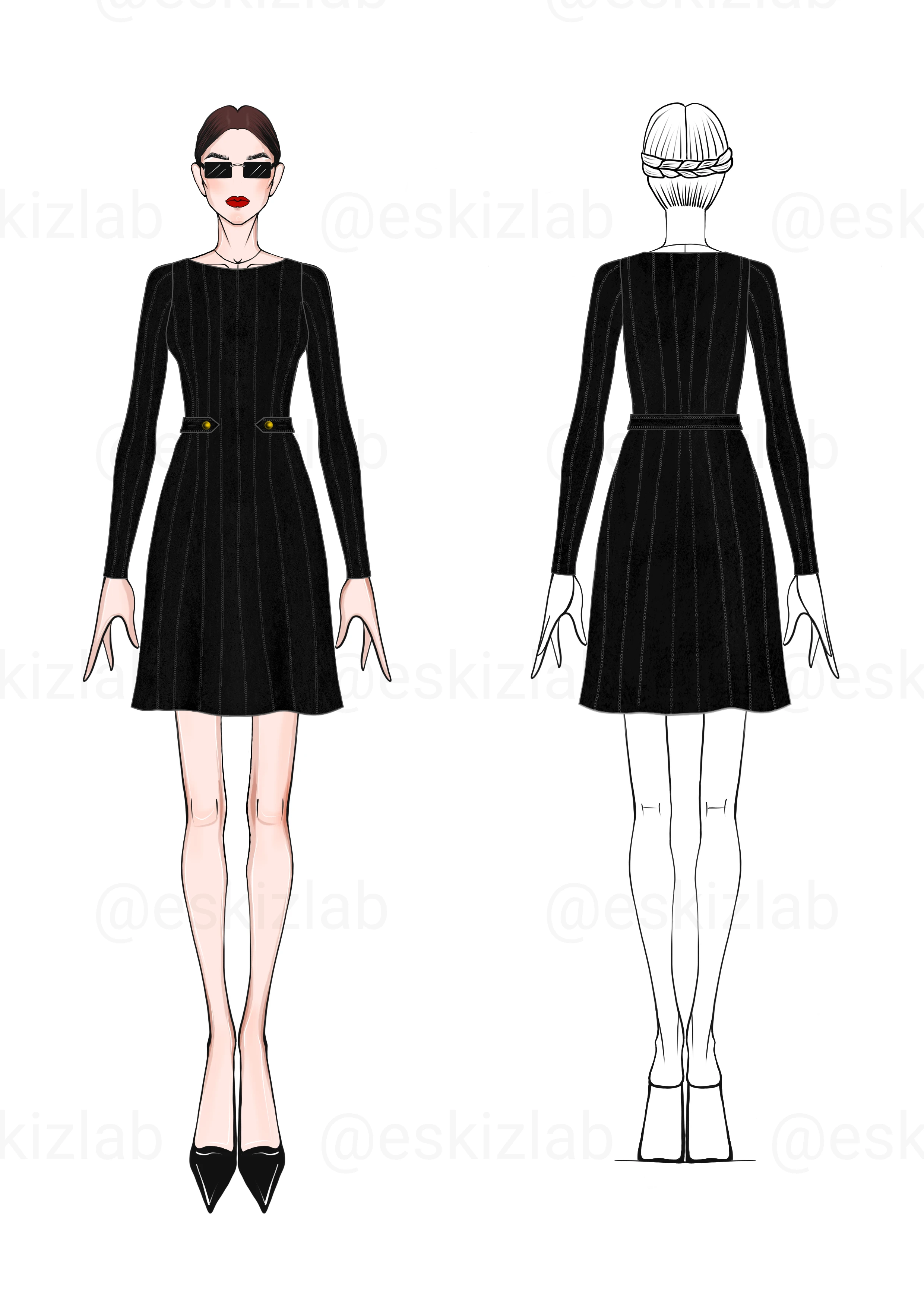 Black Dress Capsule — Изображение №9 — Иллюстрация на Dprofile