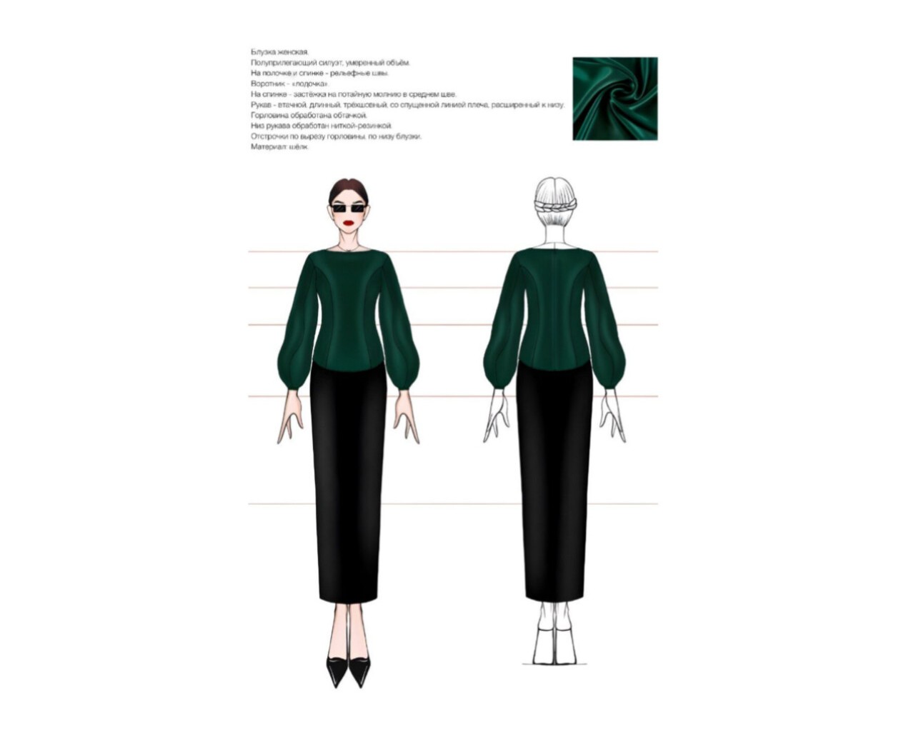 Дизайн одежды | Эскизы — Иллюстрация на Dprofile