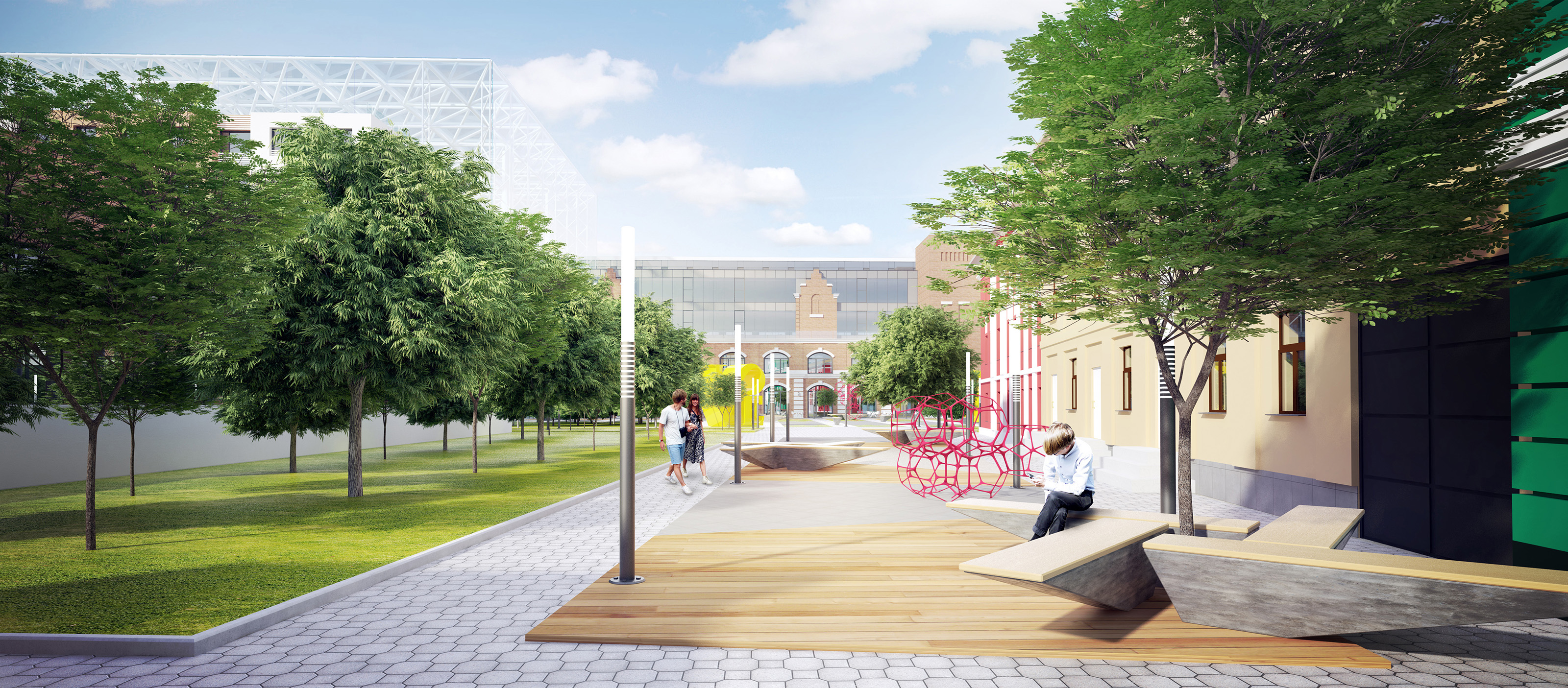 Реновация территории завода "ОКТАВА" — Изображение №10 — Архитектура на Dprofile