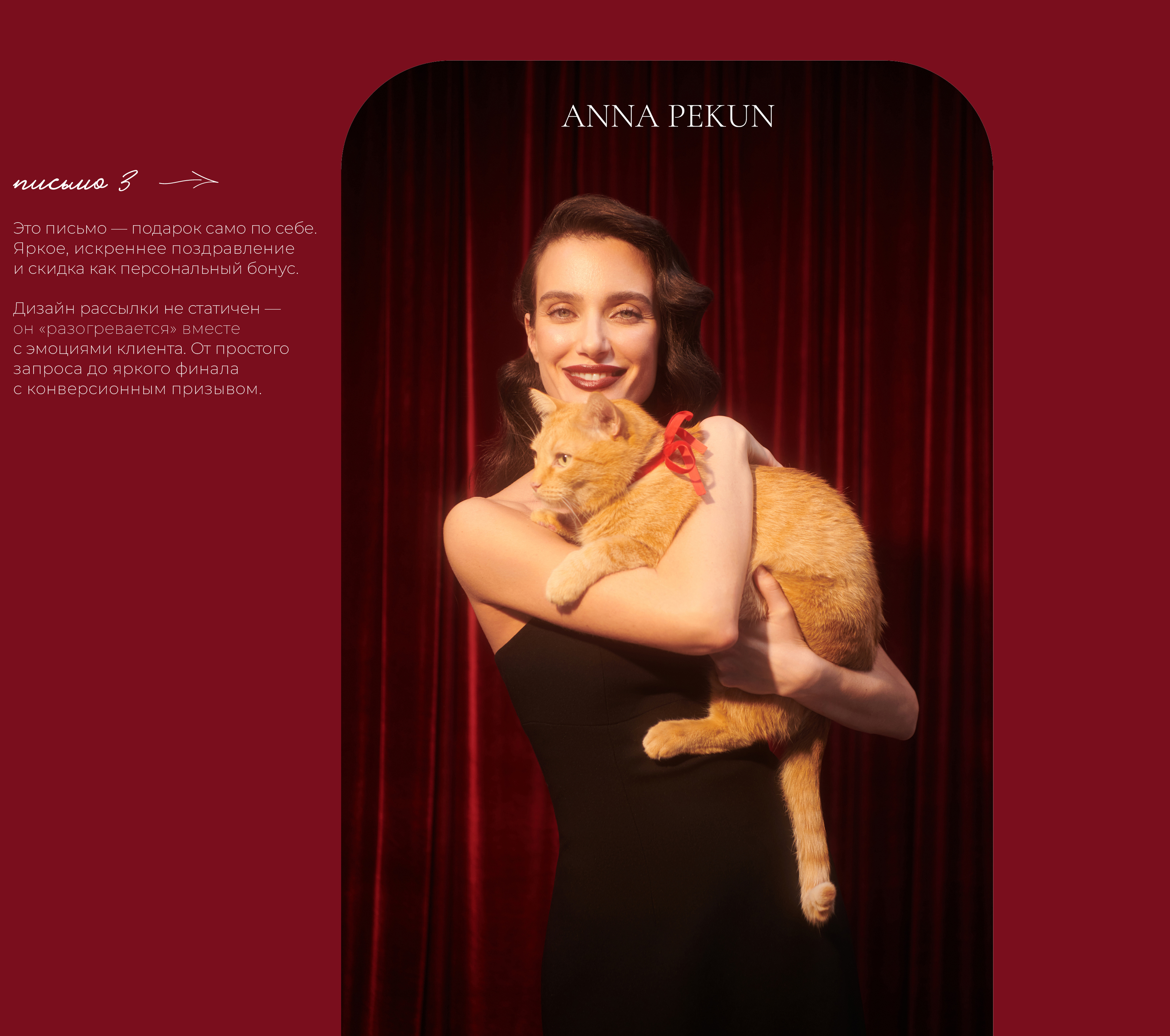 e-mail рассылка для бренда женской одежды ANNA PEKUN — Изображение №5 — Интерфейсы, Графика на Dprofile