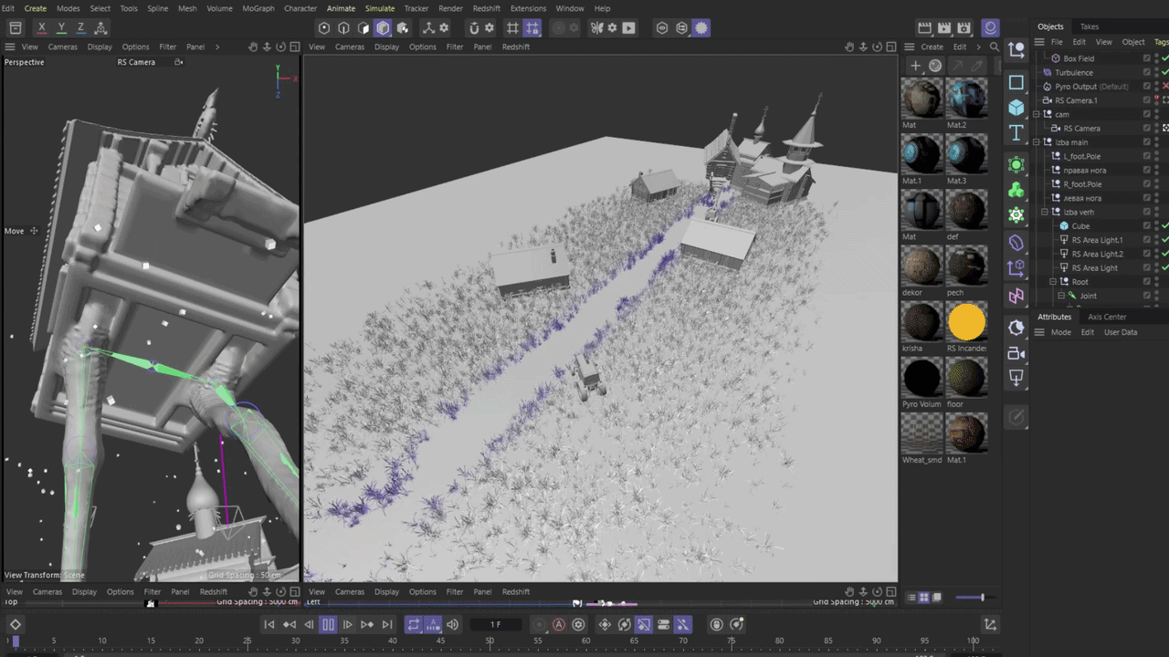 Избушка на Курьих Ножках — Изображение №5 — 3D, Анимация на Dprofile