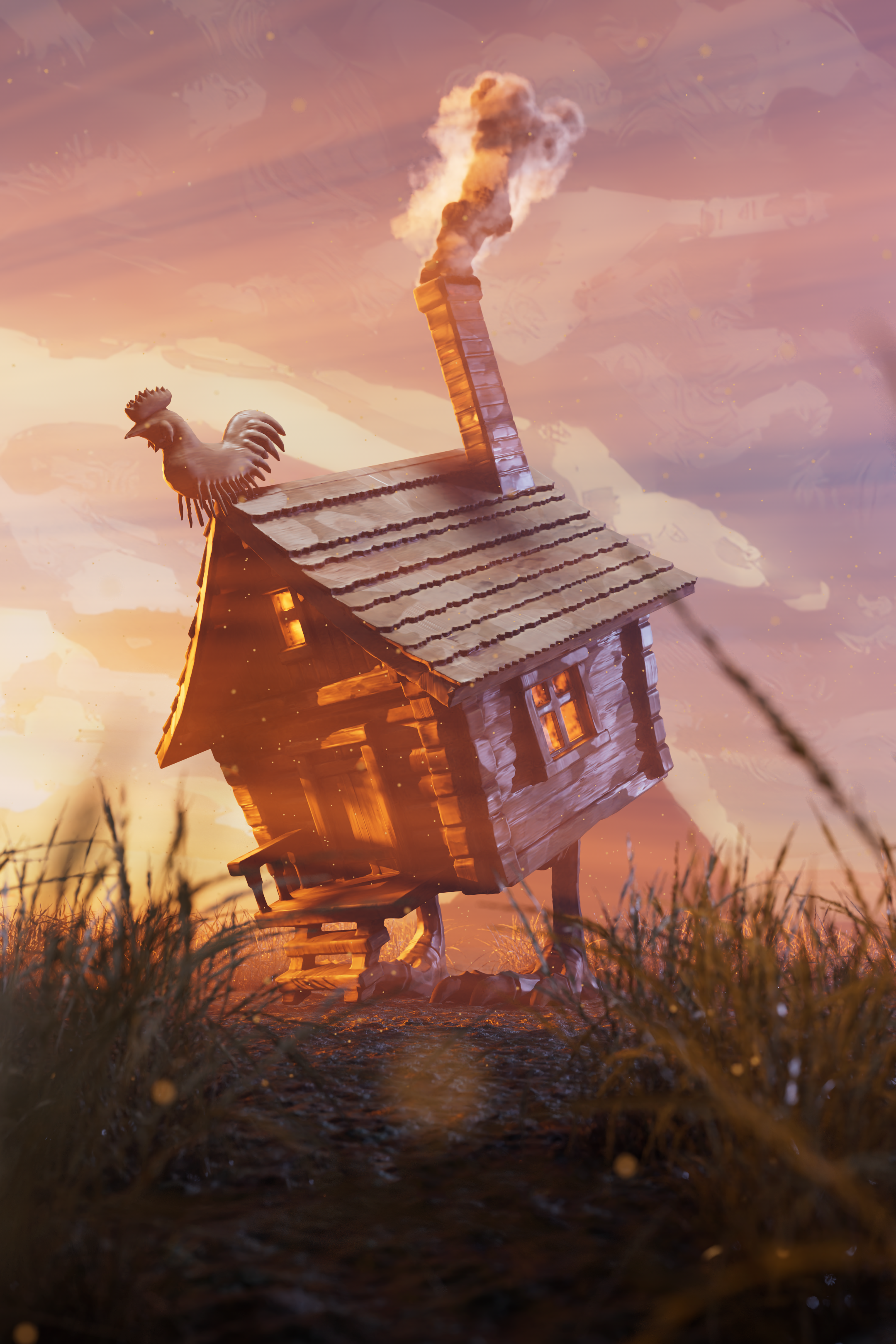 Избушка на Курьих Ножках — Изображение №3 — 3D, Анимация на Dprofile