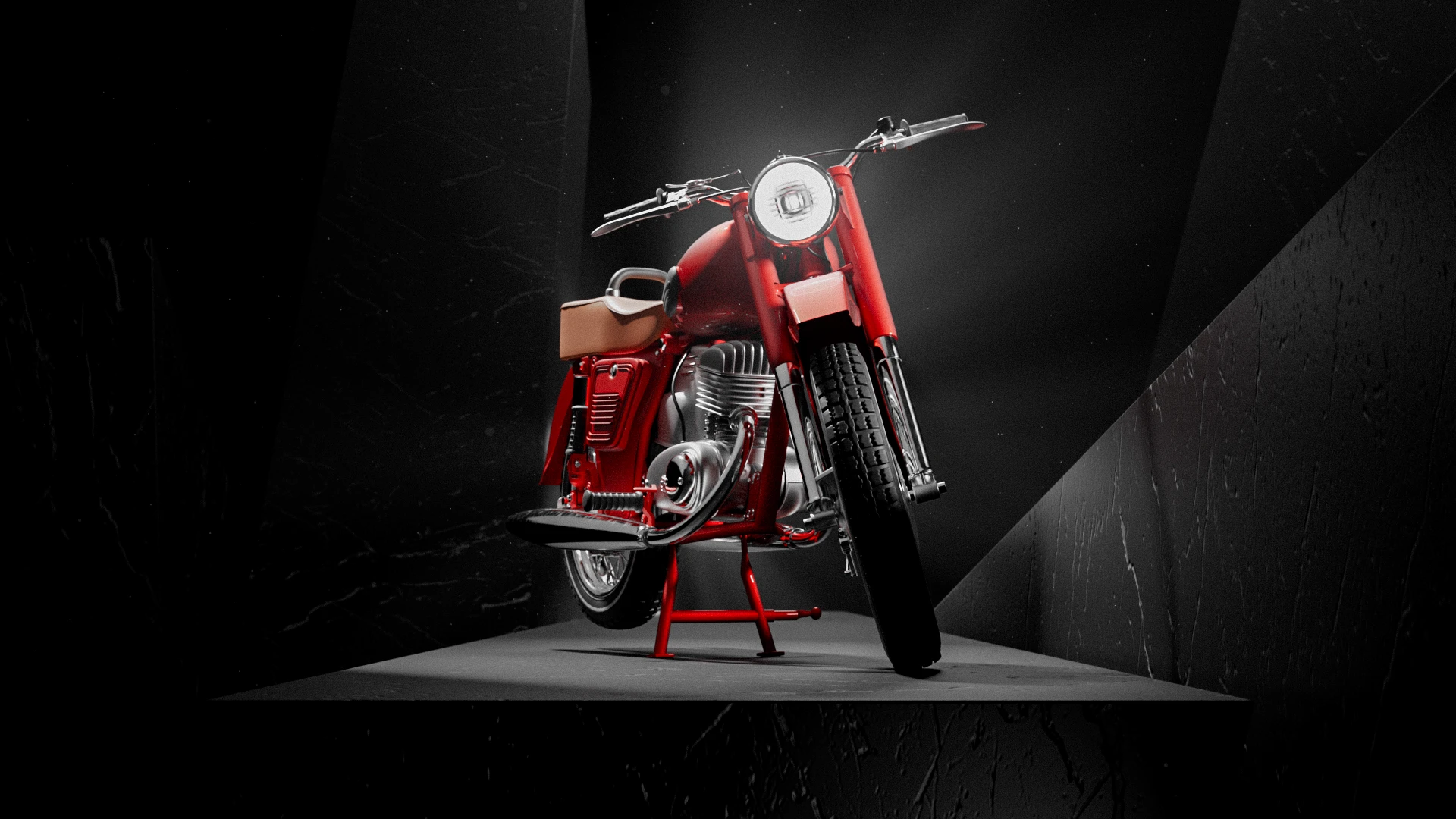 IZH Planeta 2 — Premium Motorcycle Concept — Изображение №9 — 3D, Анимация на Dprofile