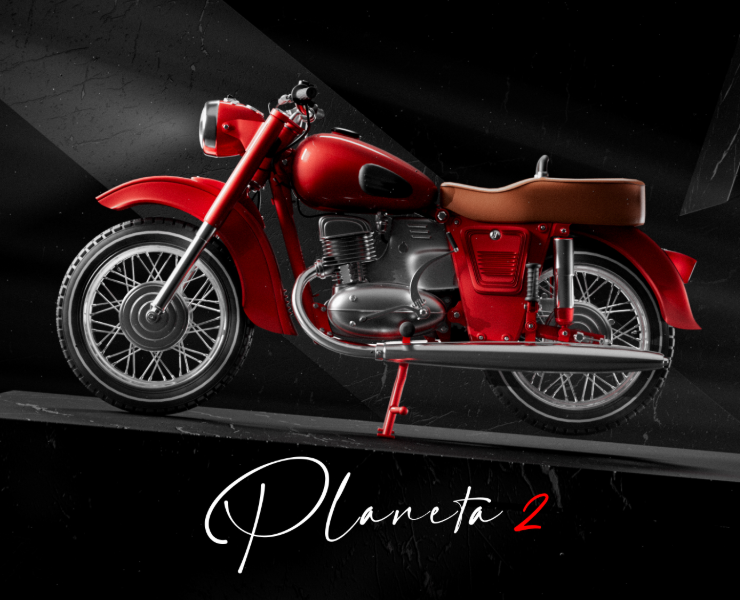 IZH Planeta 2 — Premium Motorcycle Concept на Dprofile