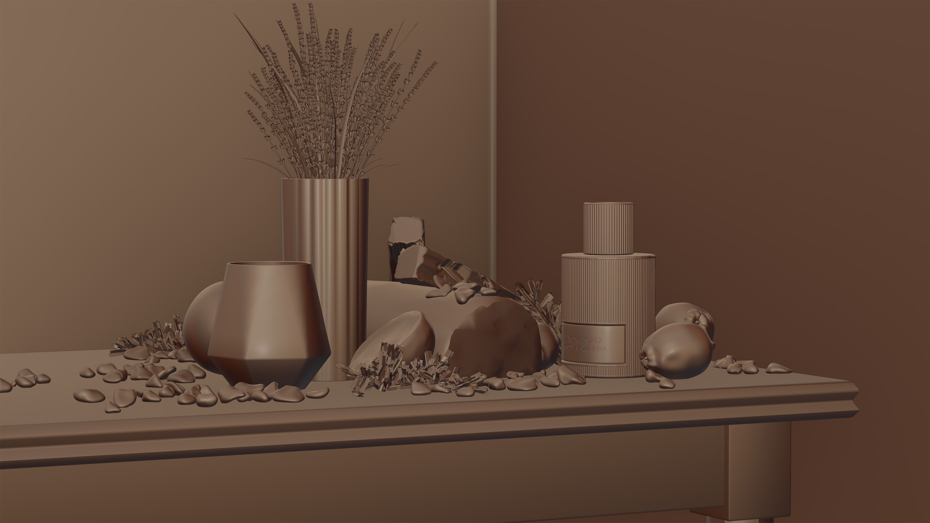 COSTA AZZURRA • 3D РЕНДЕРЫ ПАРФЮМА — Изображение №9 — Иллюстрация, 3D на Dprofile