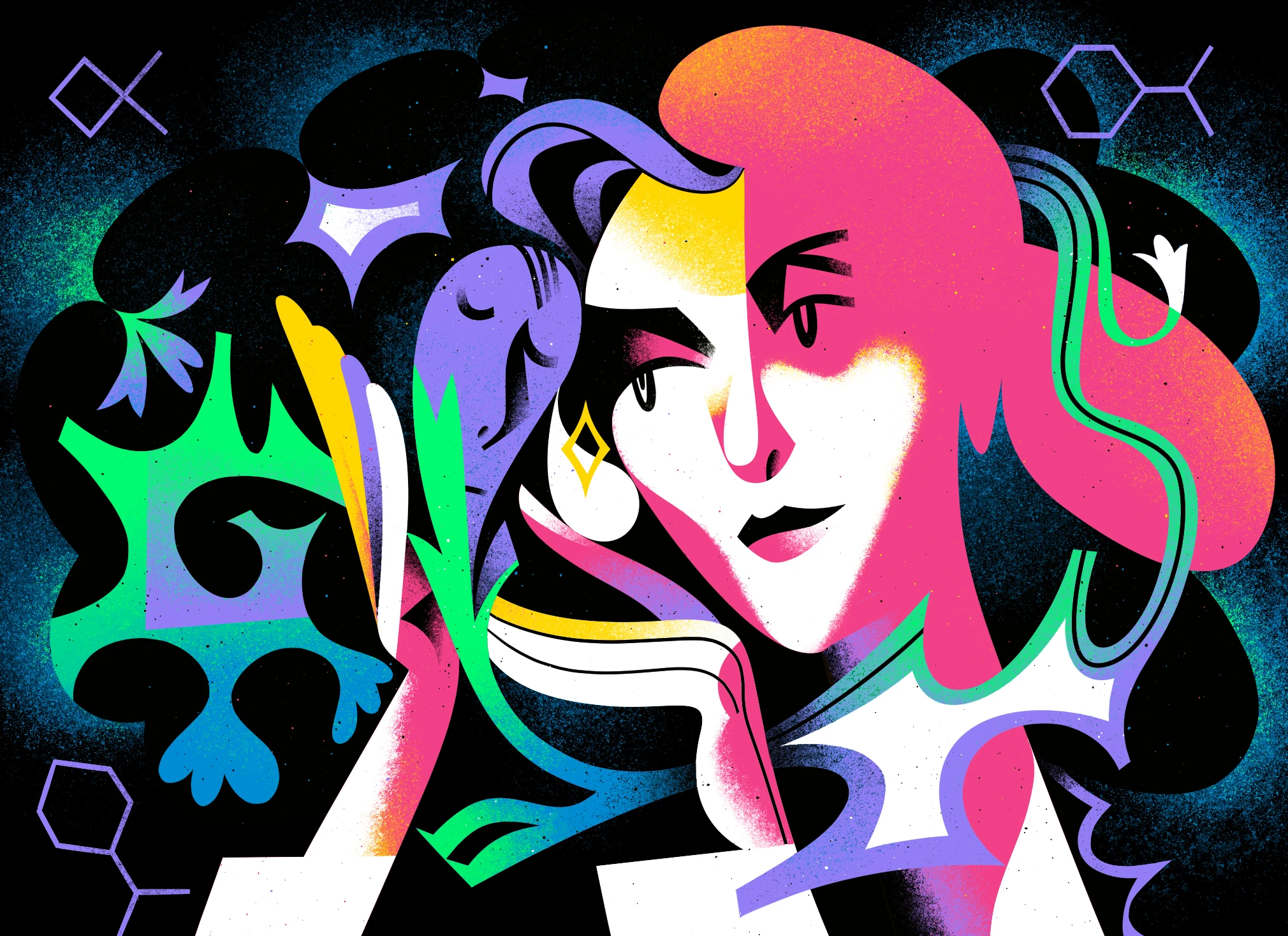 ИНК. 2020 — Изображение №1 — Иллюстрация на Dprofile